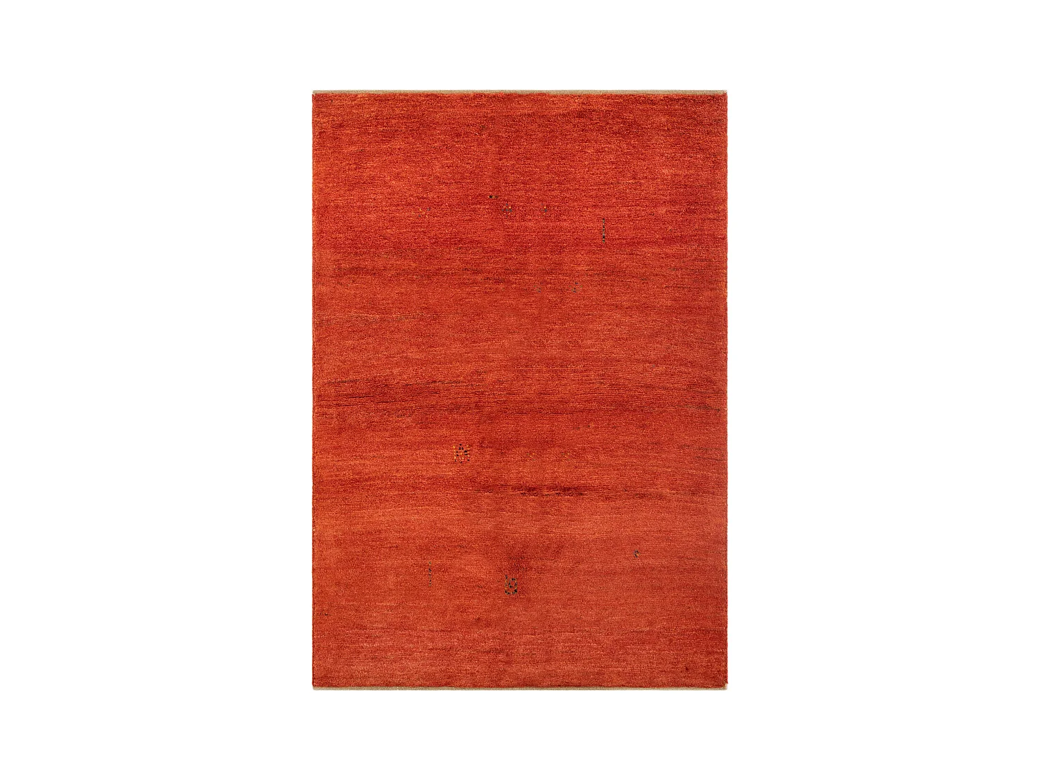 Tapis de laine 128x183 orange Gabbeh