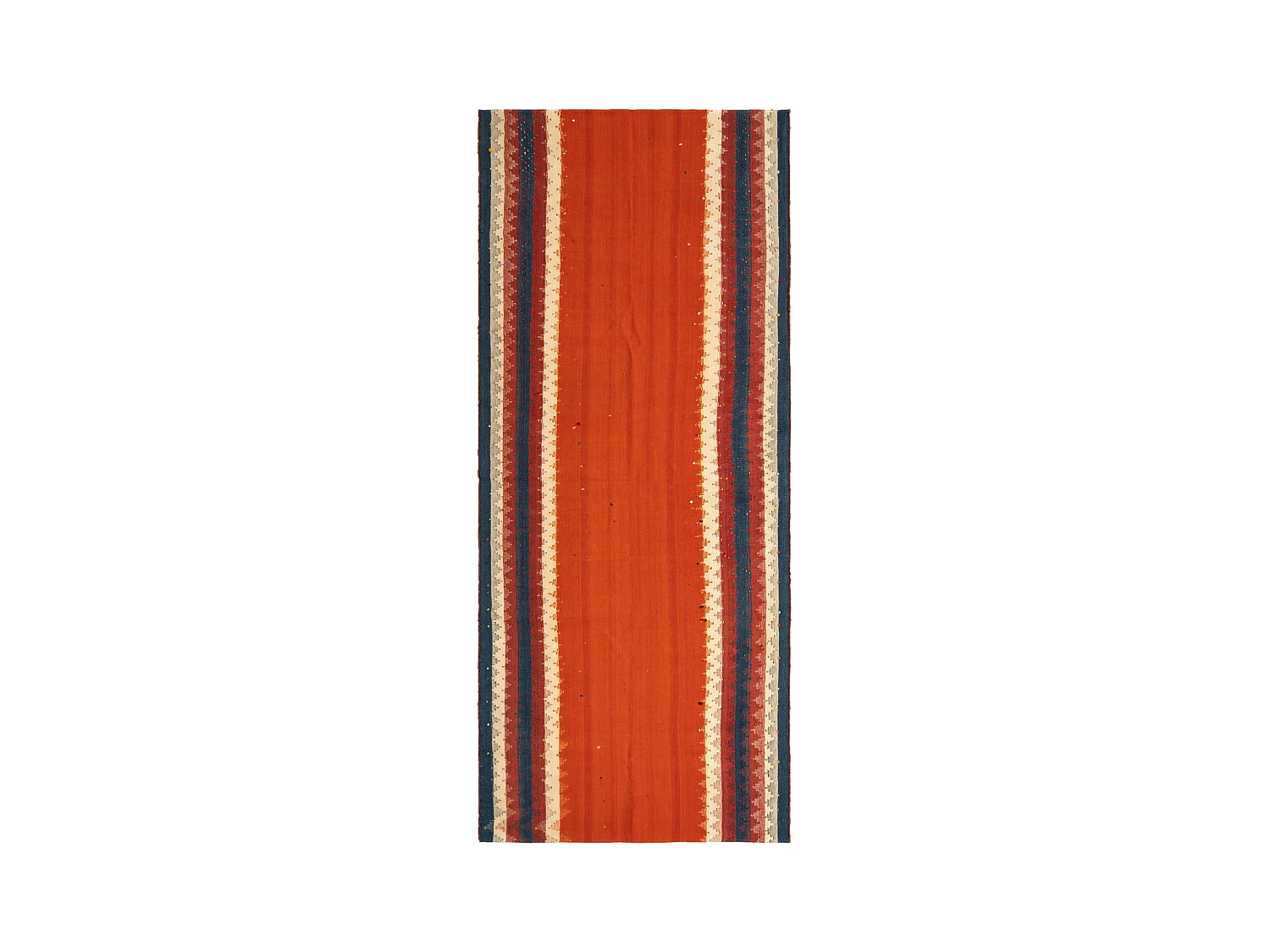 Tapis de laine 148x351 rouge Jajim
