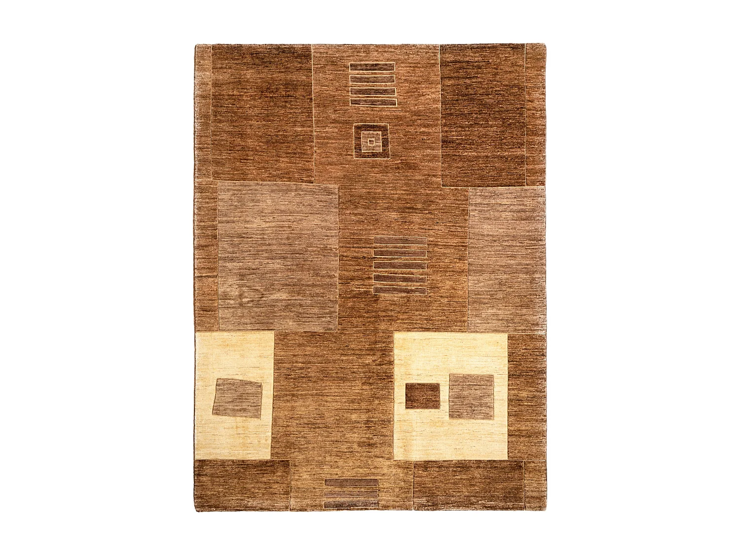 Tappeto in lana 176x232 marrone Juma