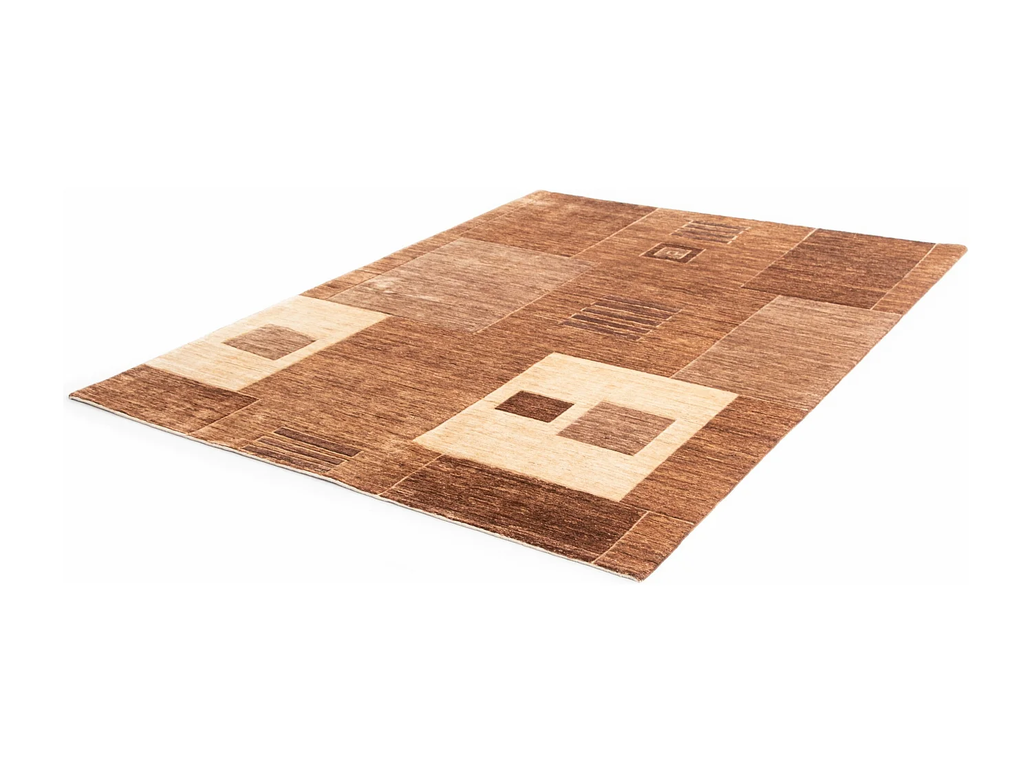 Tappeto in lana 176x232 marrone Juma