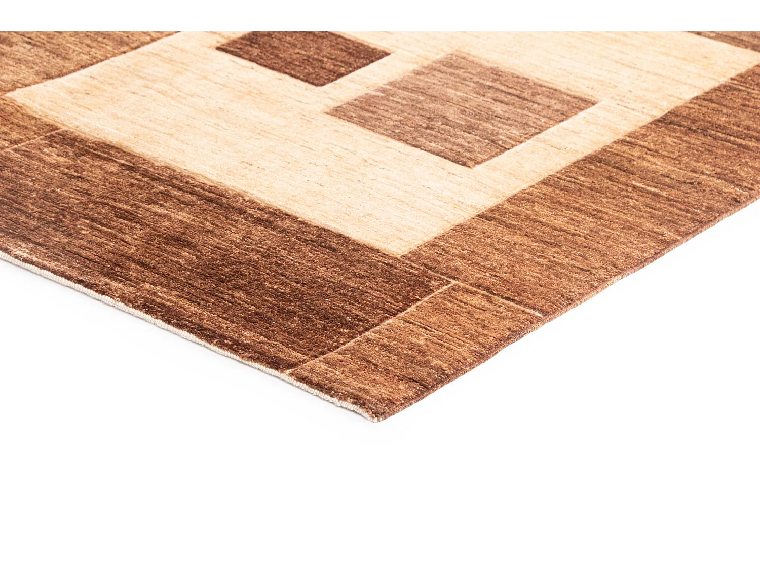 Tappeto in lana 176x232 marrone Juma