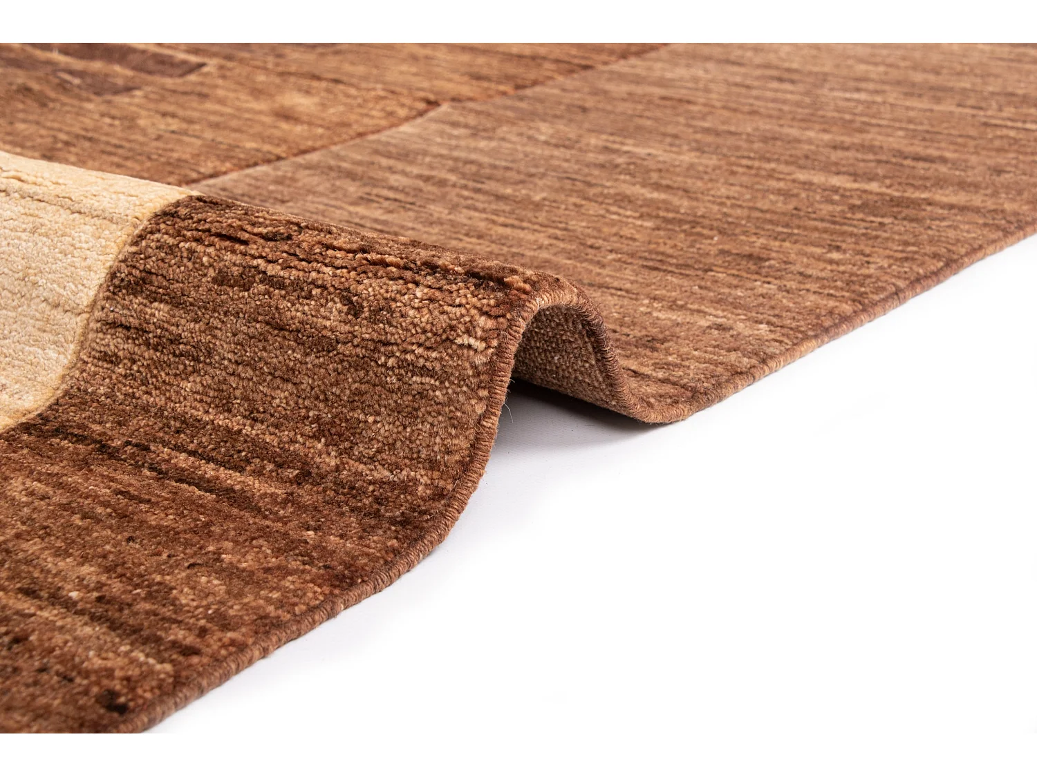 Tappeto in lana 176x232 marrone Juma