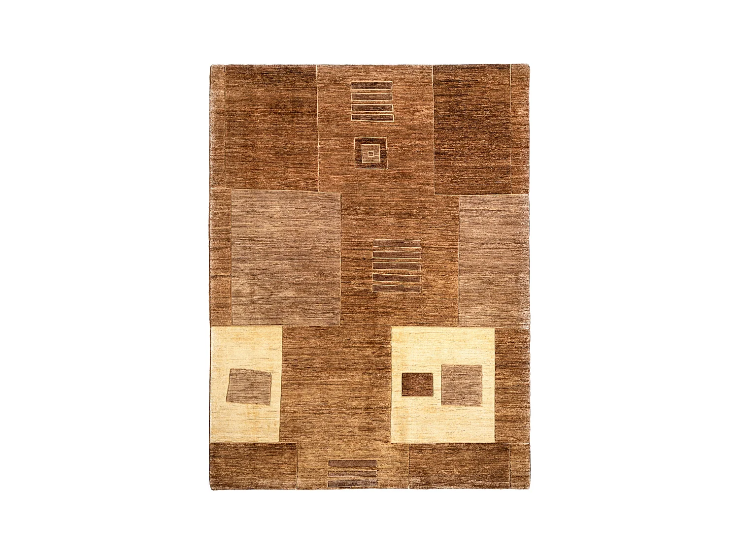 Tapis de laine 176x232 brun Juma