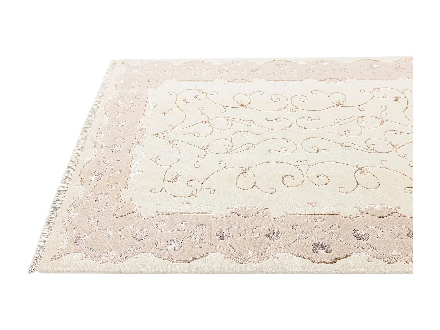 Wollteppich 150x206 Beige Darya
