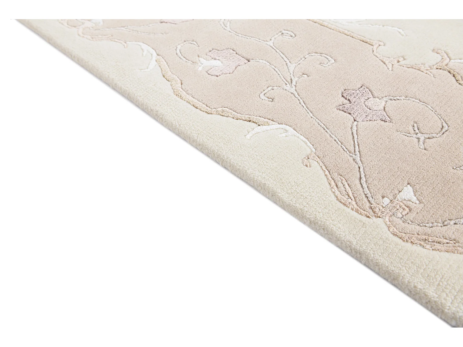 Tapis de laine 150x206 beige Darya