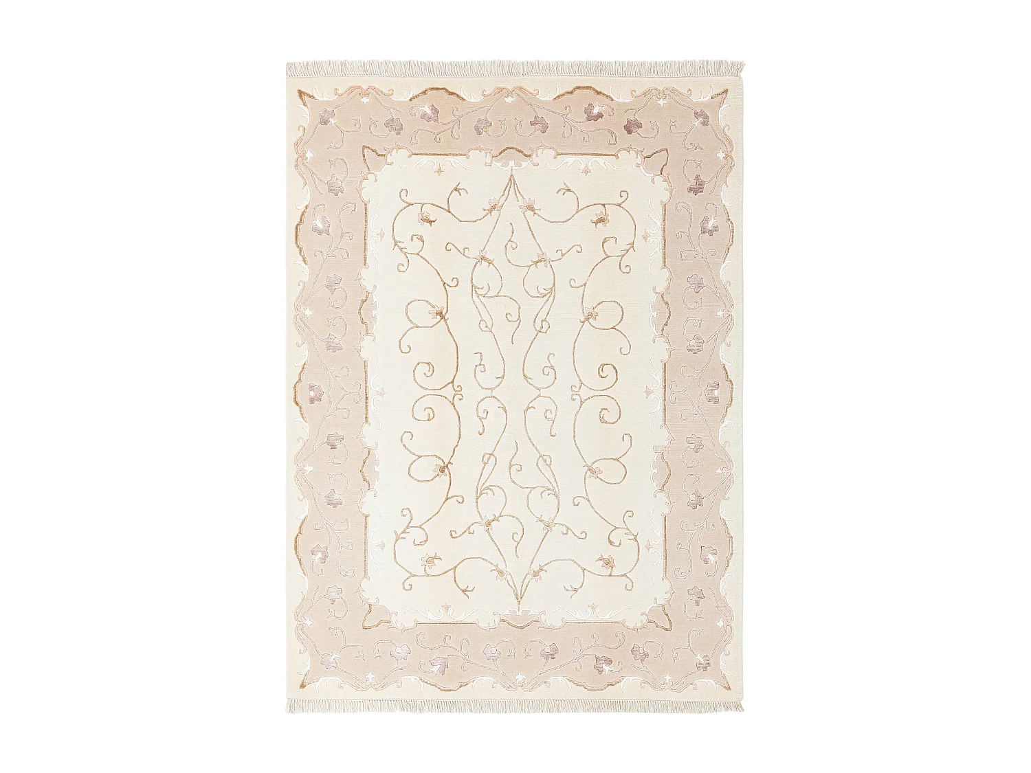Tapis de laine 150x206 beige Darya