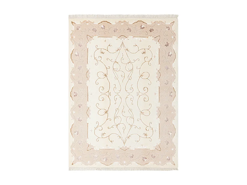 Tapis de laine 150x206 beige Darya