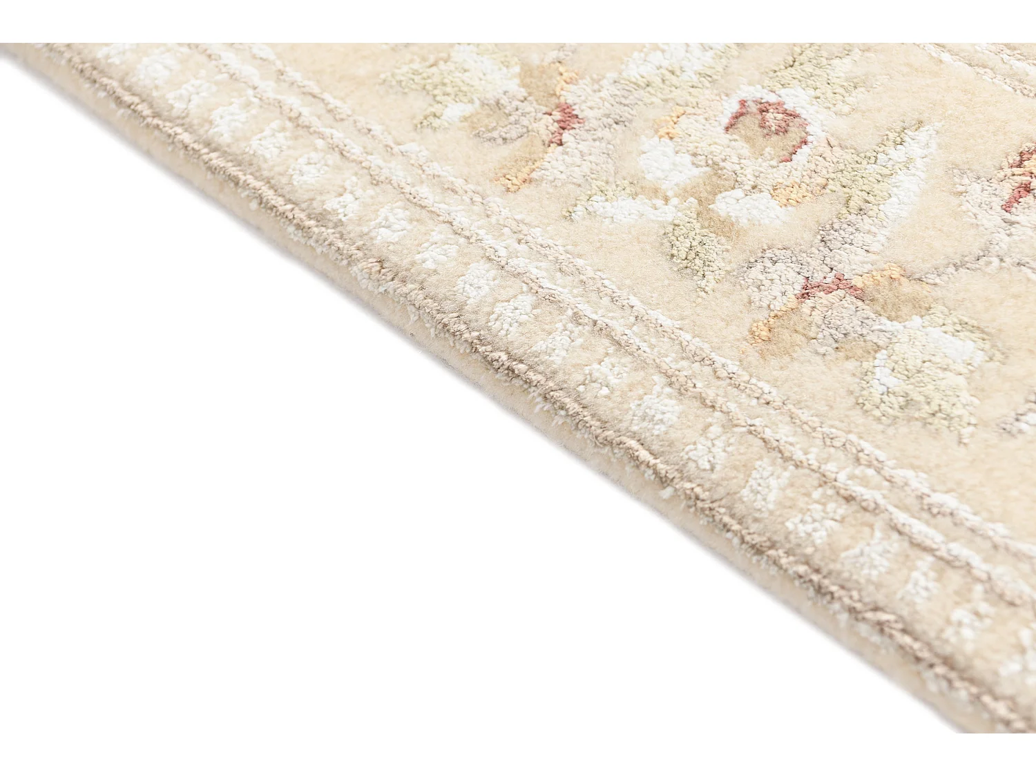 Tappeto per corridoio in lana 84x394 beige Darya