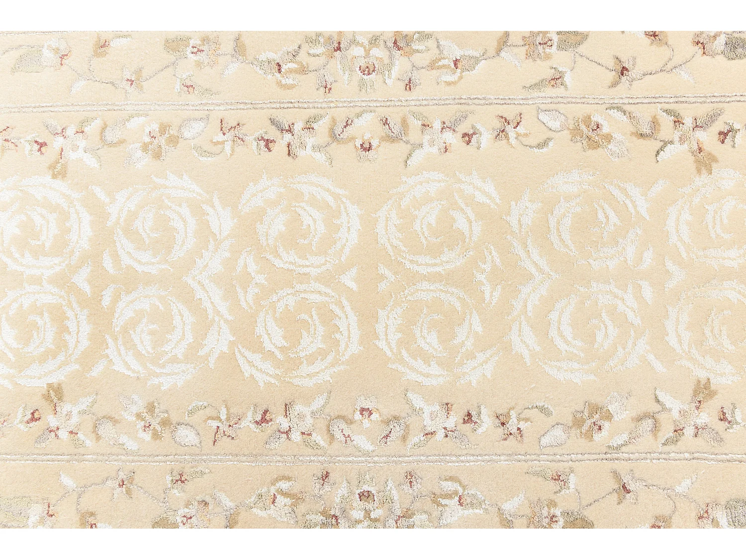 Tappeto per corridoio in lana 84x394 beige Darya
