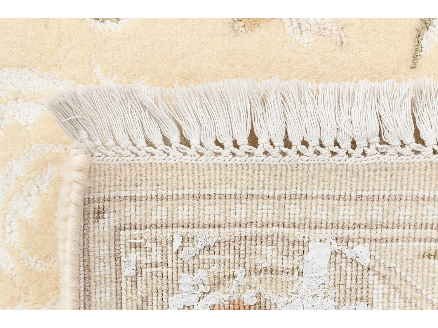 Tappeto per corridoio in lana 84x394 beige Darya