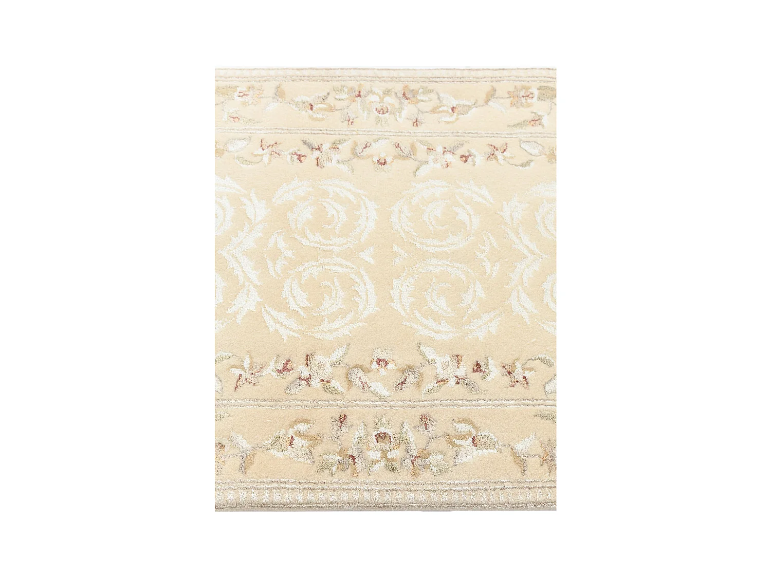 Tapis de couloir en laine 84x394 beige Darya