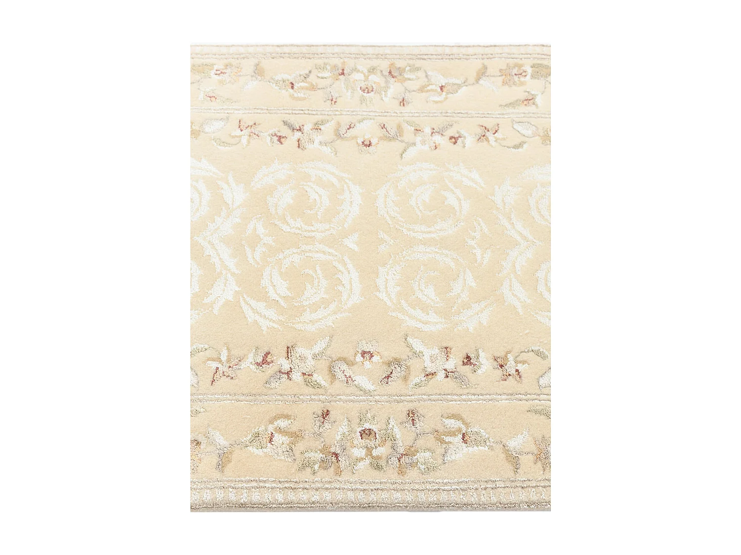 Tapis de couloir en laine 84x394 beige Darya