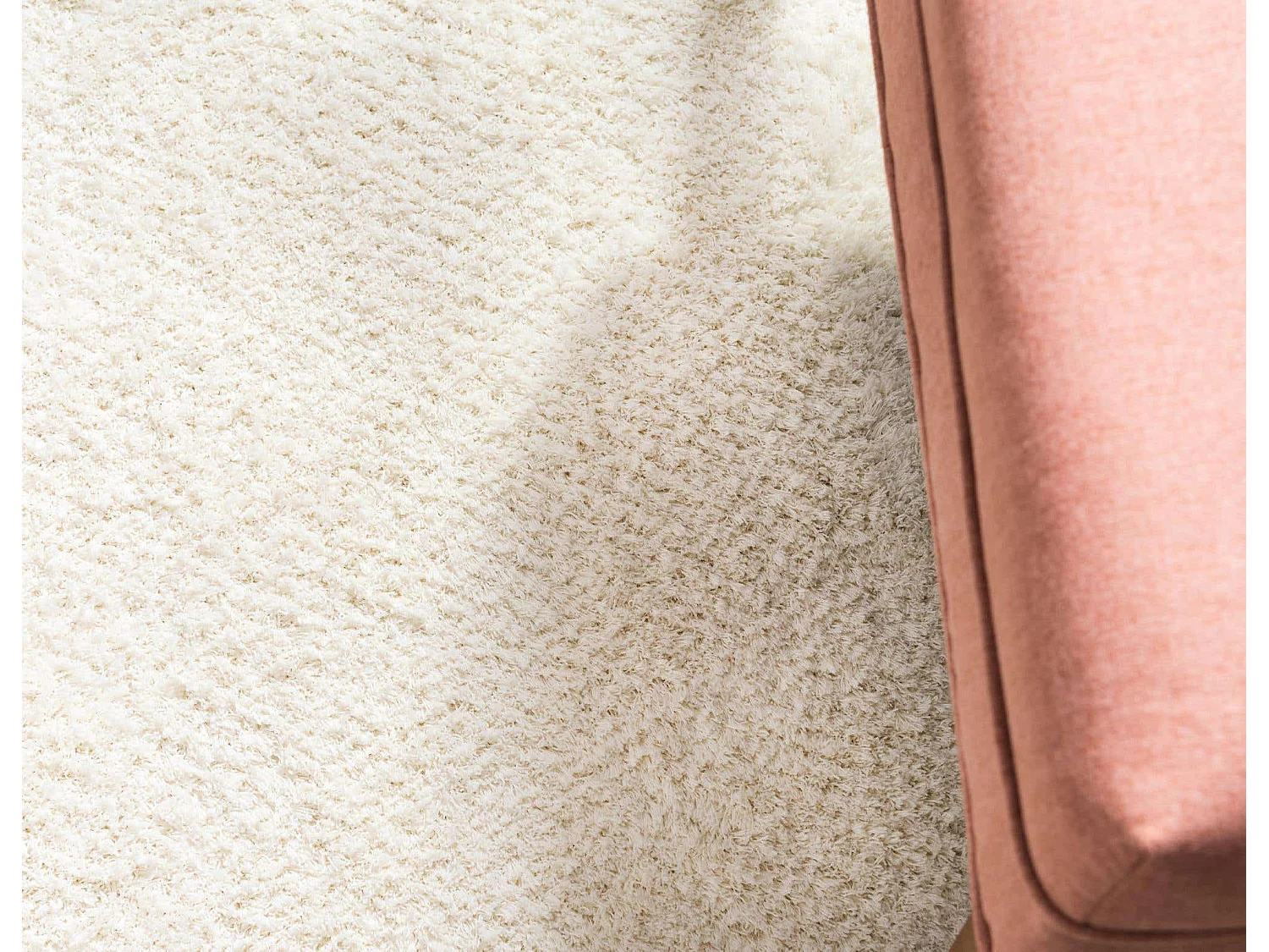 Tapis shaggy 215x305 Blanc Luzern