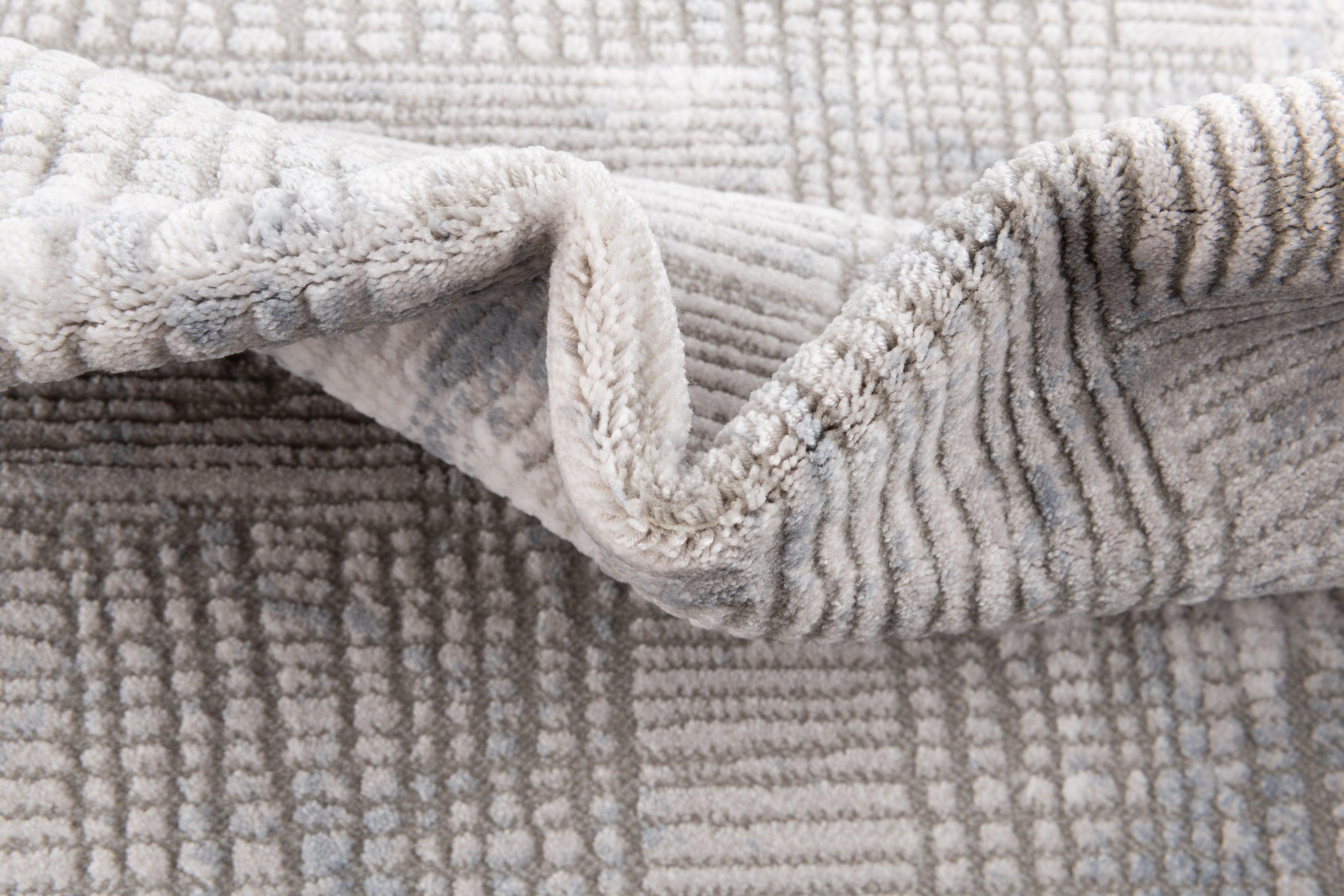 Teppich 160x160 Grau Davos Flawless
