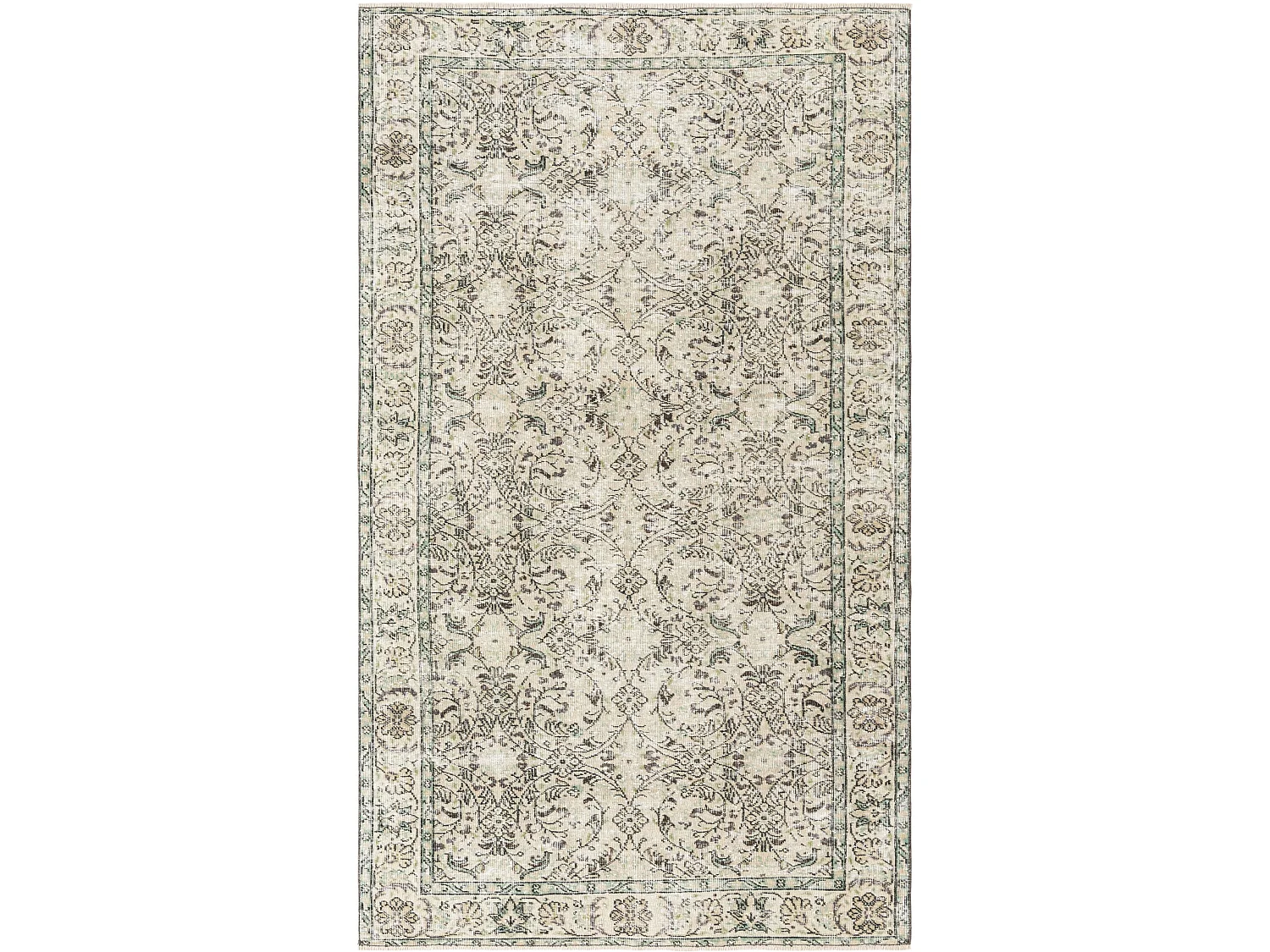 Tappeto in lana 152x254 beige Ultra Vintage