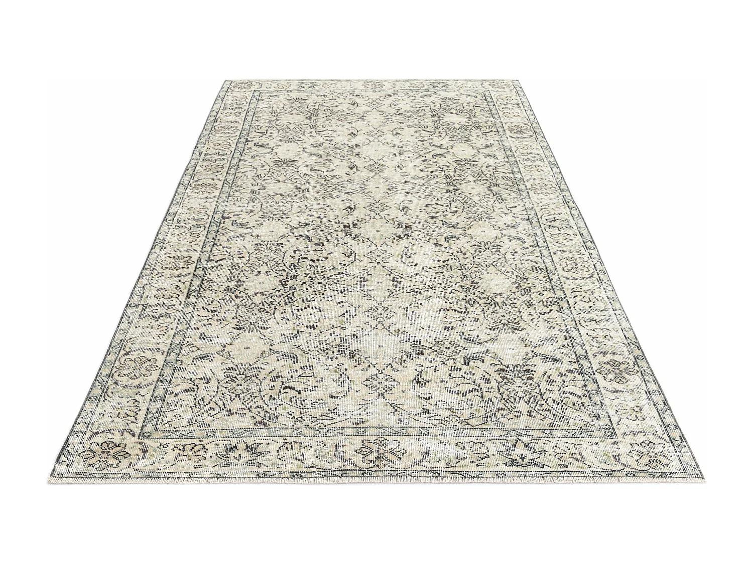 Tappeto in lana 152x254 beige Ultra Vintage
