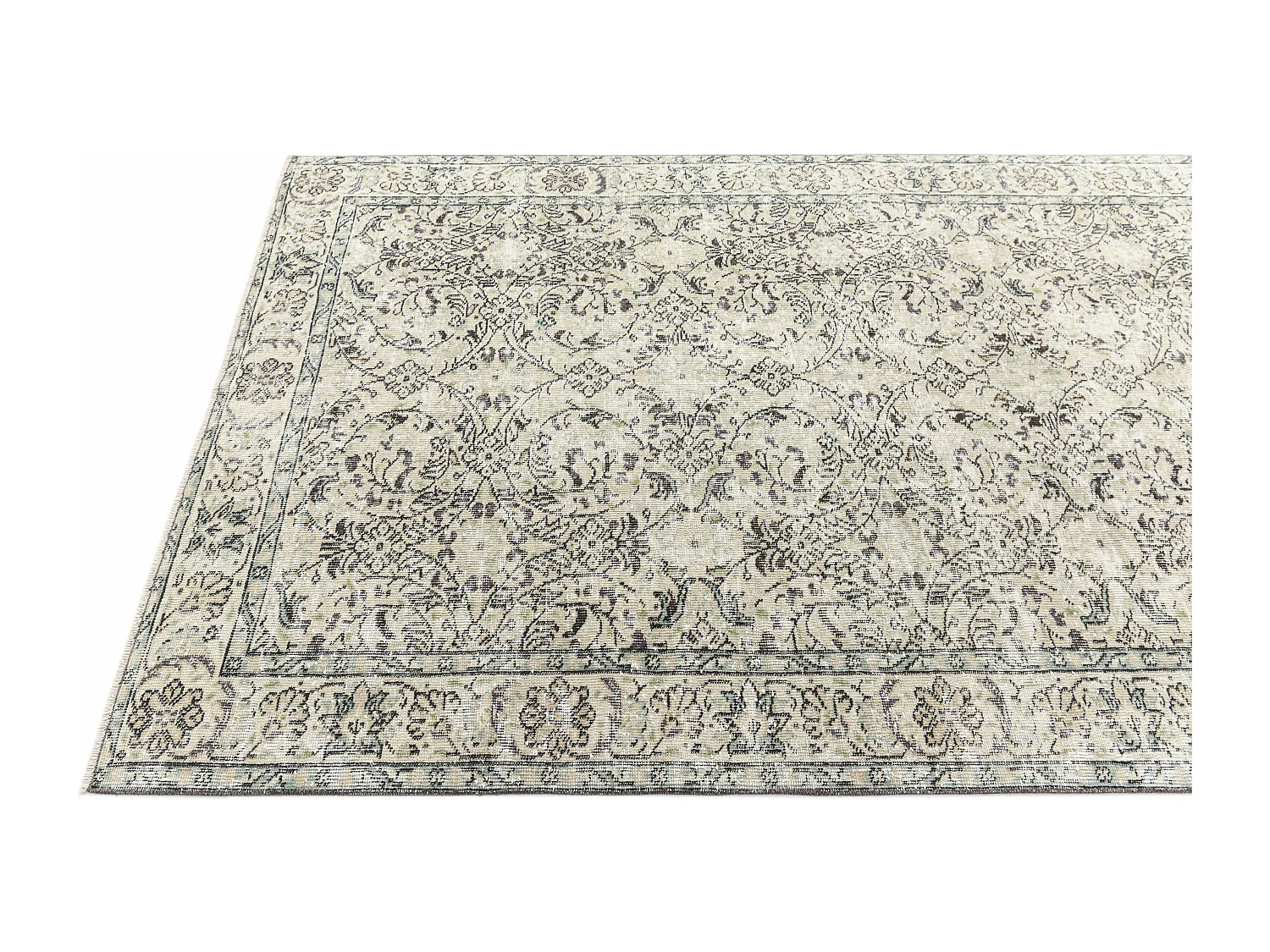 Tappeto in lana 152x254 beige Ultra Vintage