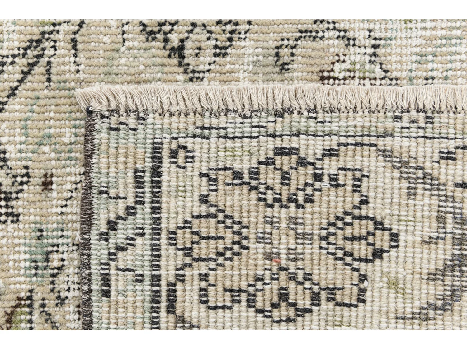 Tappeto in lana 152x254 beige Ultra Vintage