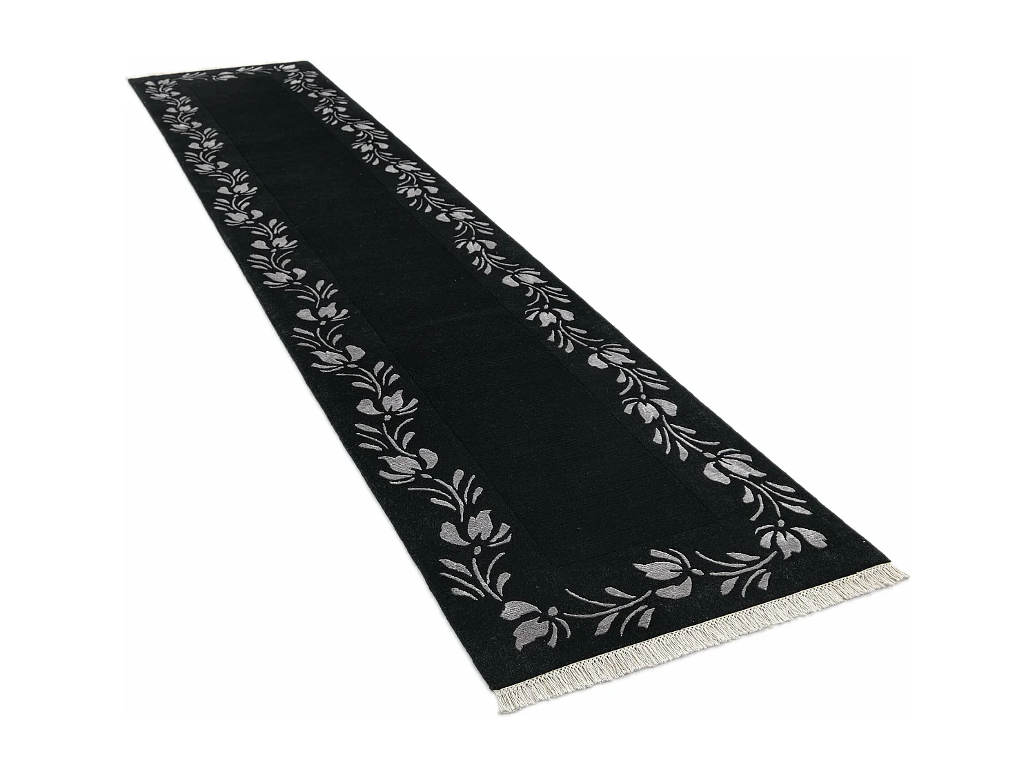 Loper-Woltapijt 404x81 Zwart Darya