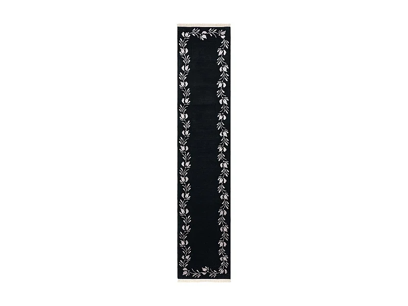 Loper-Woltapijt 404x81 Zwart Darya