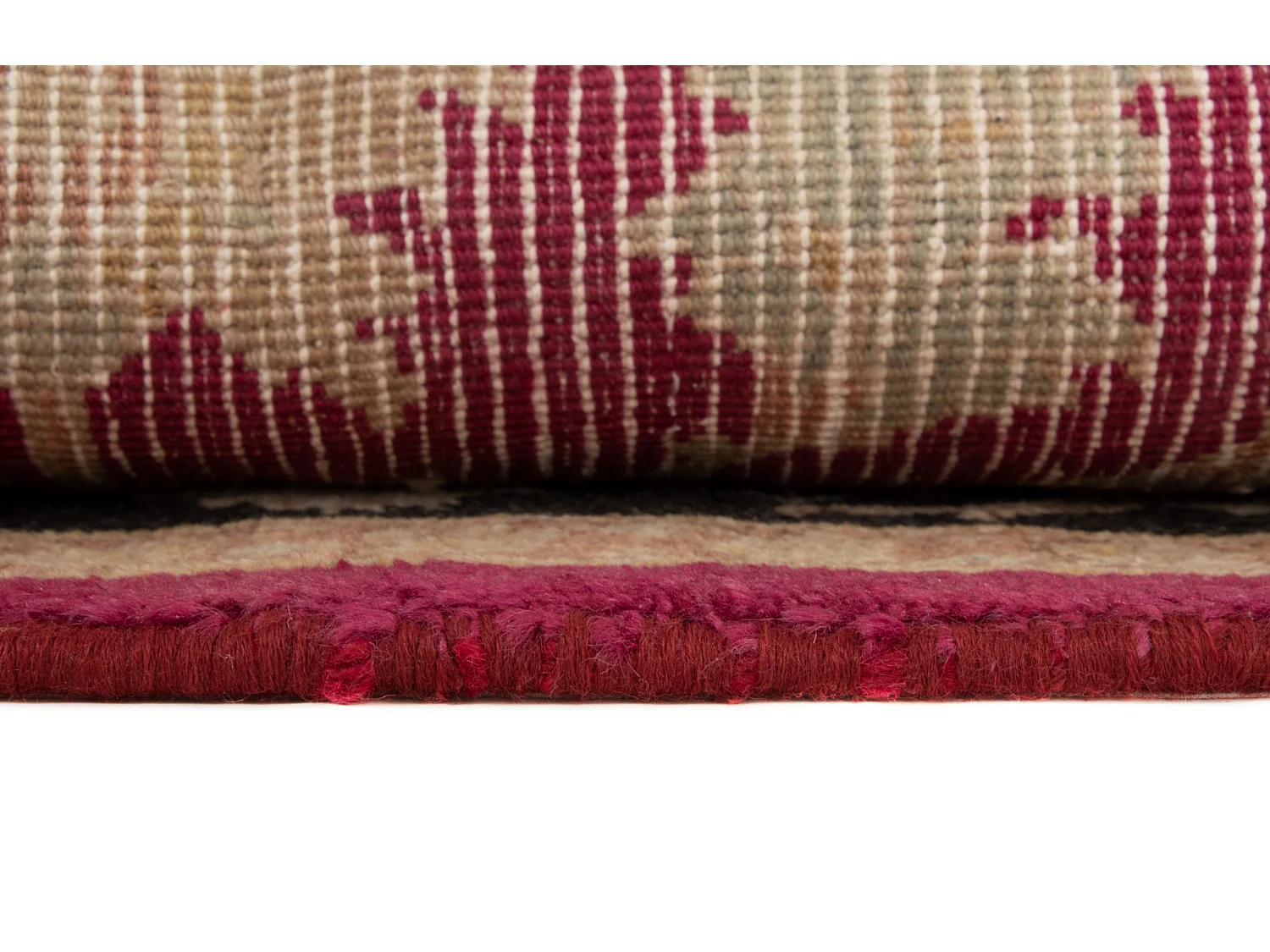 Tapis de laine 160x221 rouge Ziegler