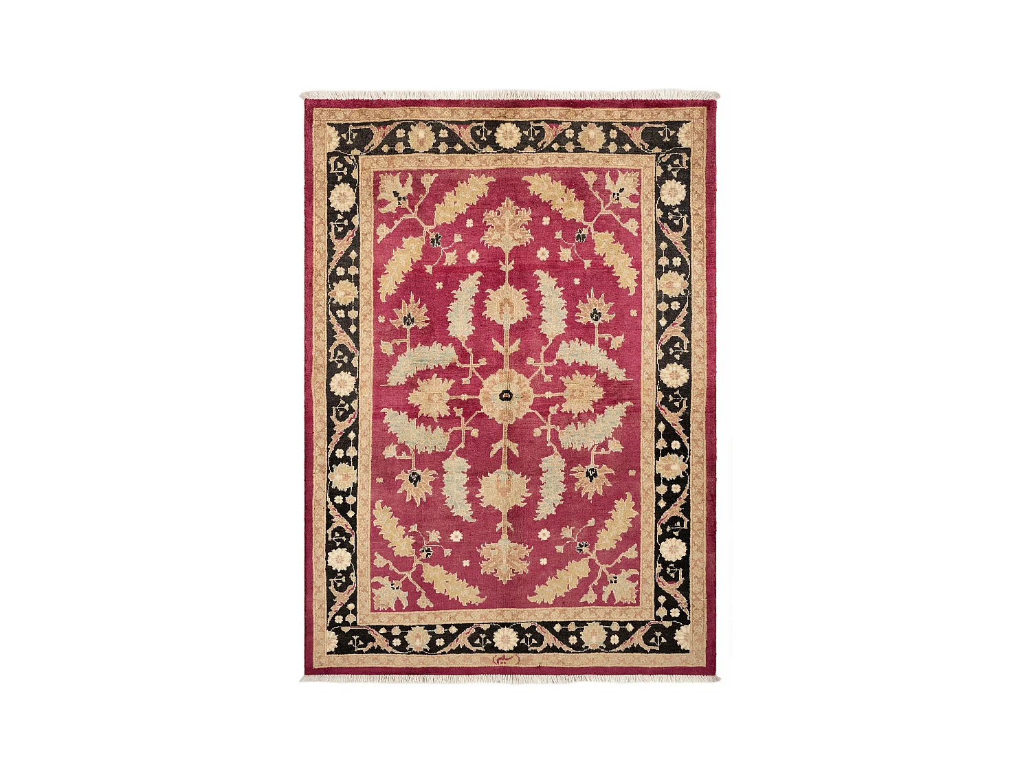 Tapis de laine 160x221 rouge Ziegler