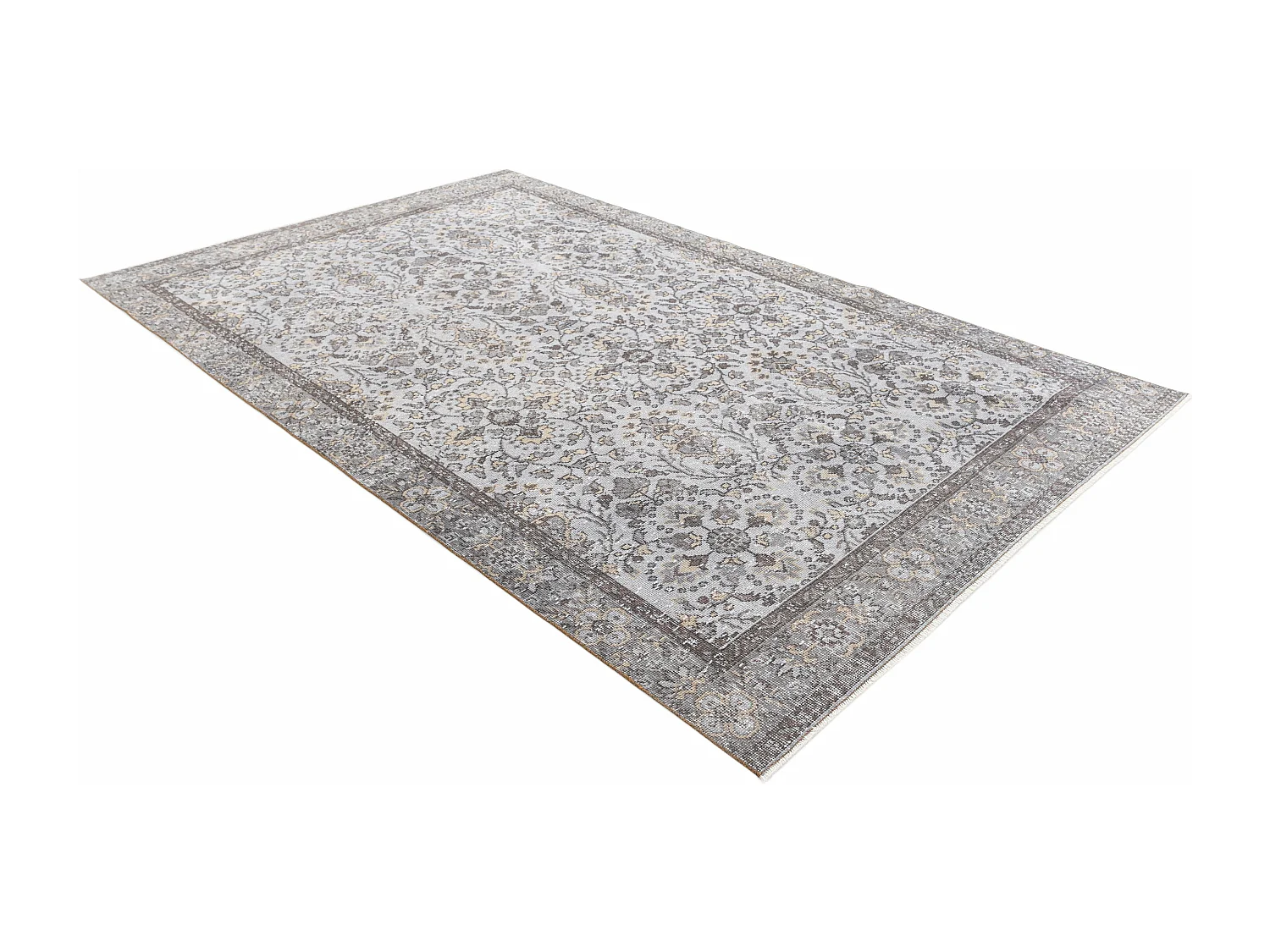 Tapis de laine 170x302 gris Ultra Vintage