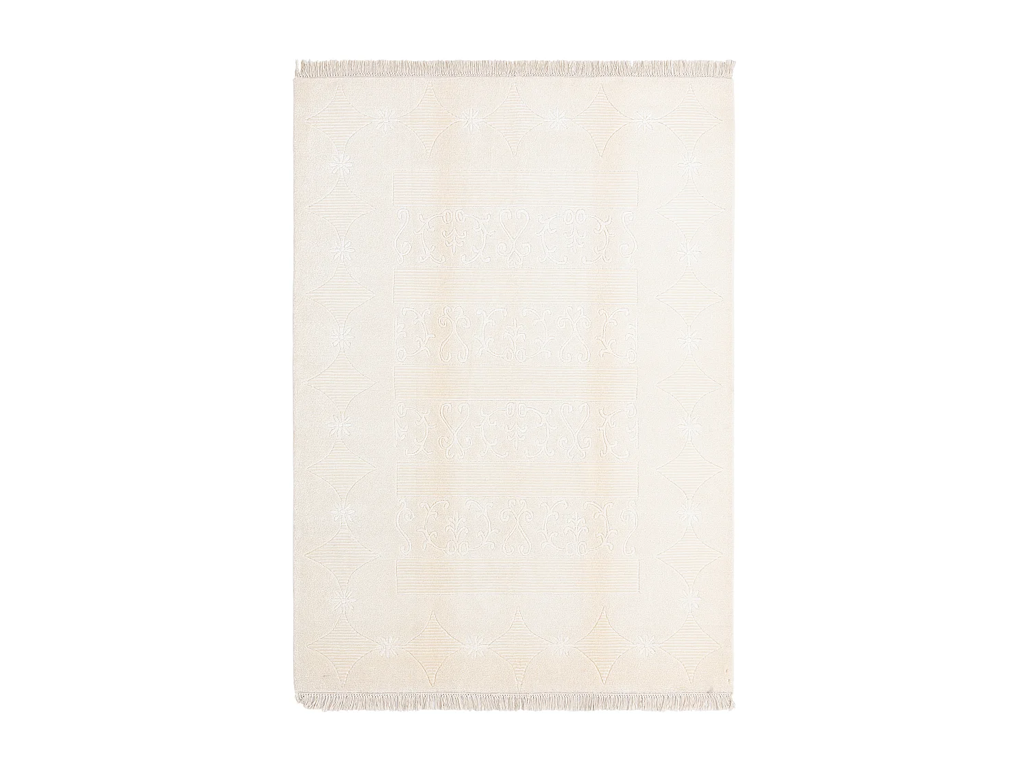 Tapis de laine 150x211 beige Darya