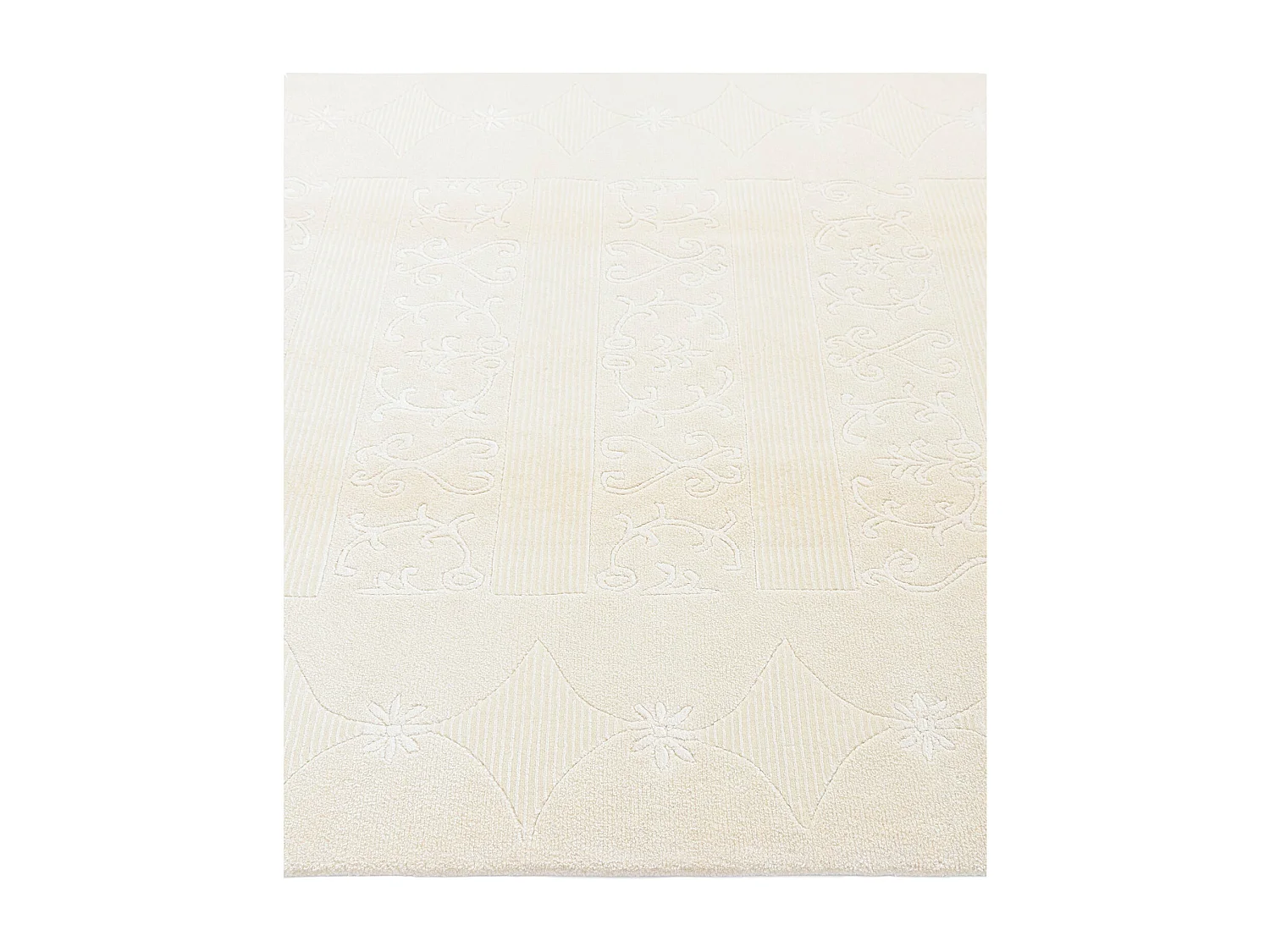 Tapis de laine 150x211 beige Darya