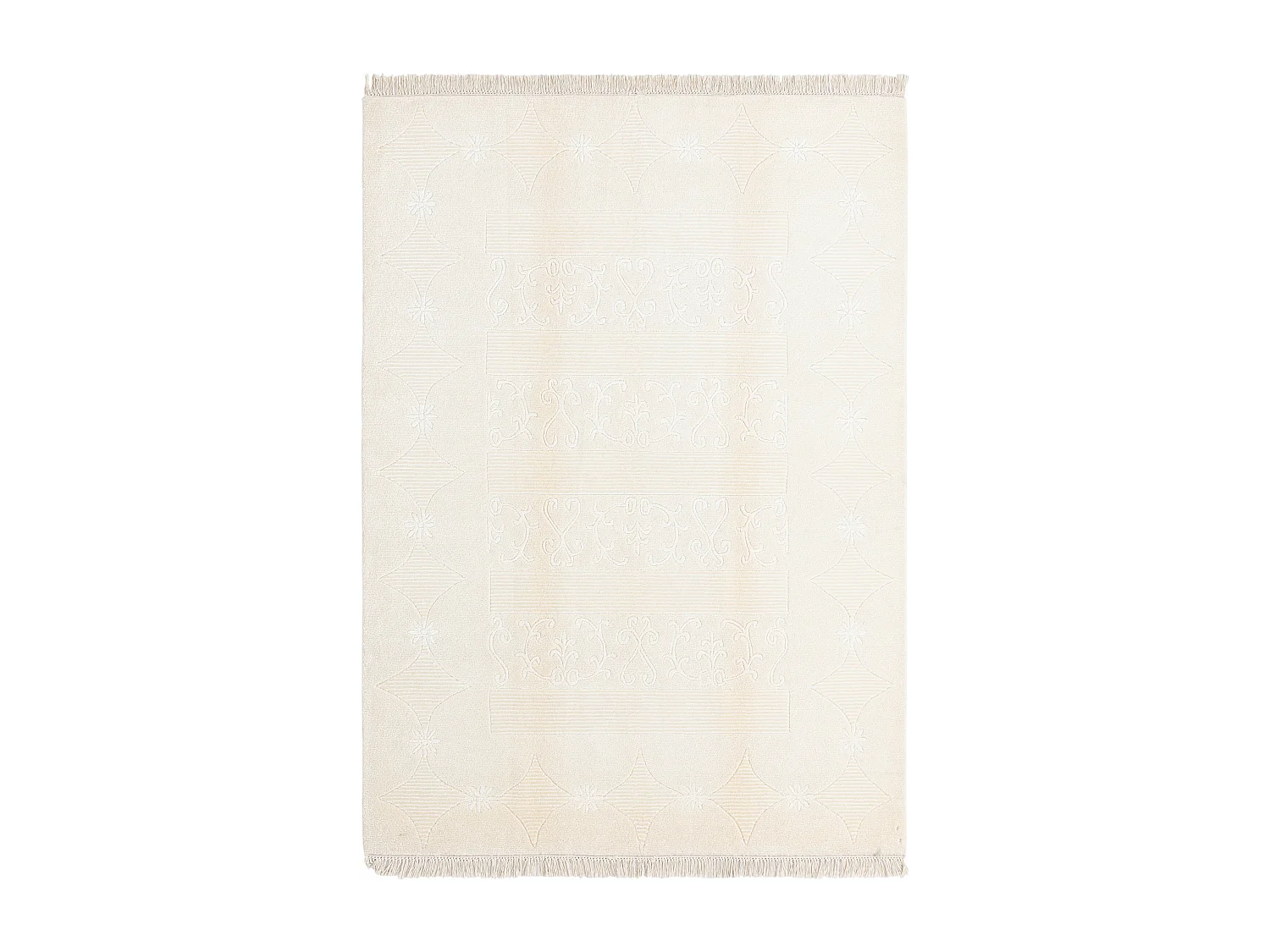 Tapis de laine 150x211 beige Darya