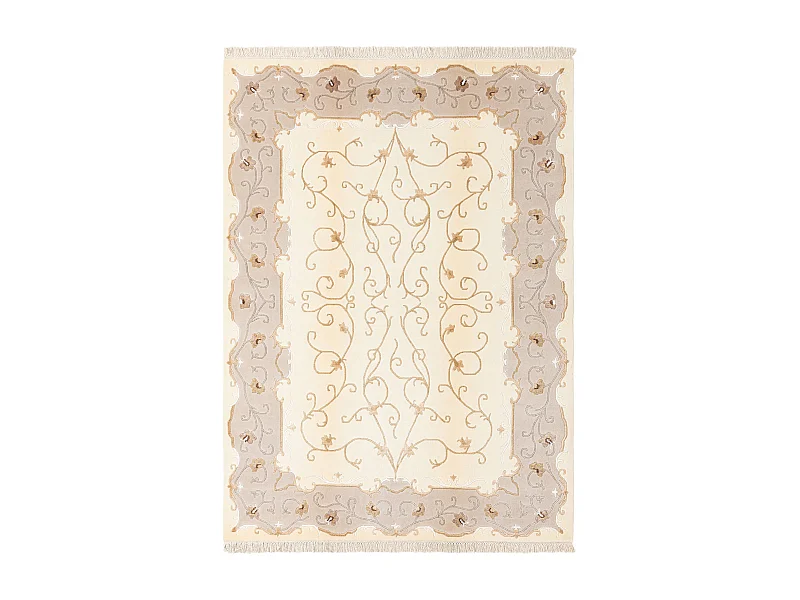 Wollteppich 175x241 Beige Darya
