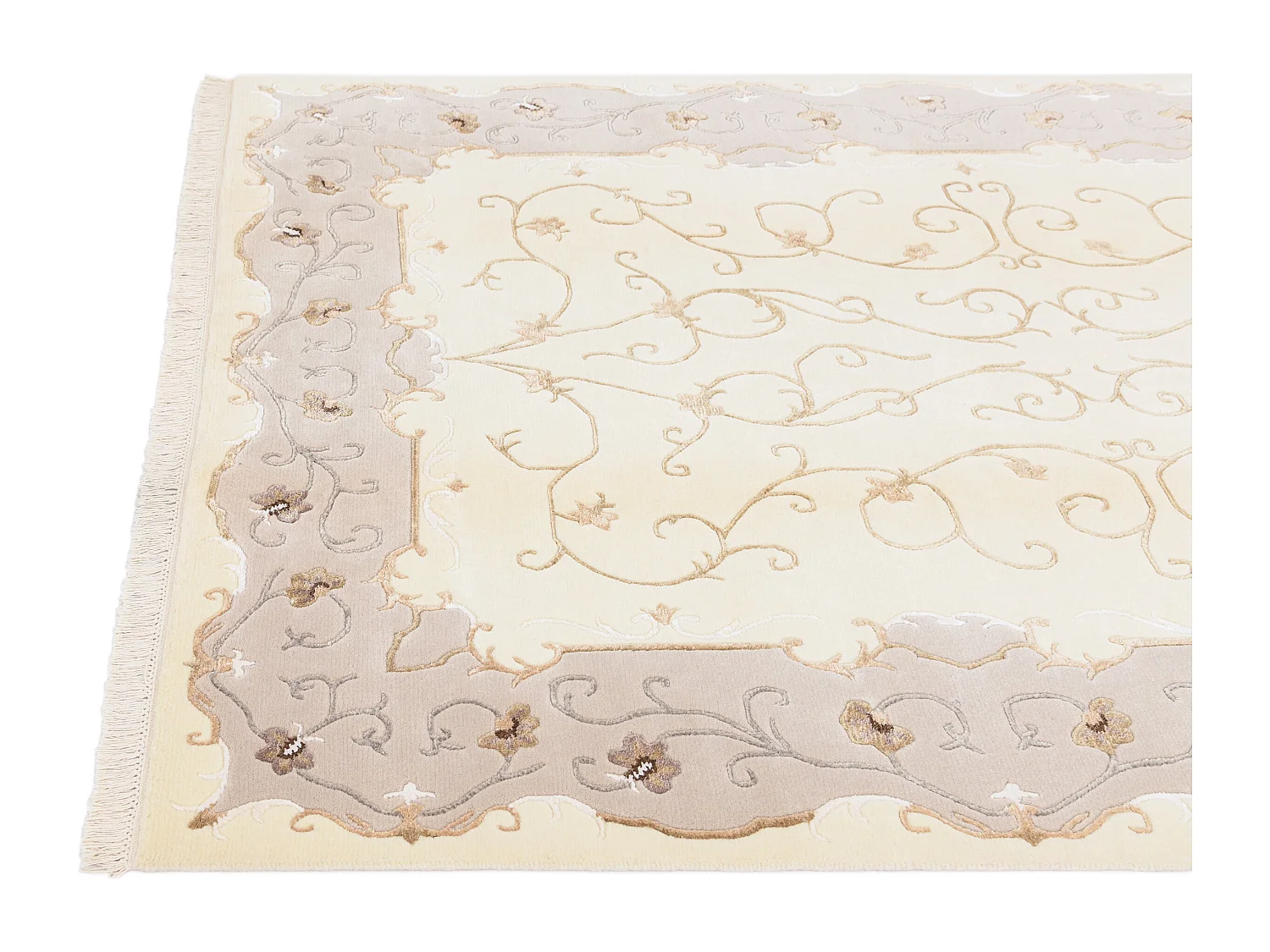 Tappeto in lana 175x241 beige Darya