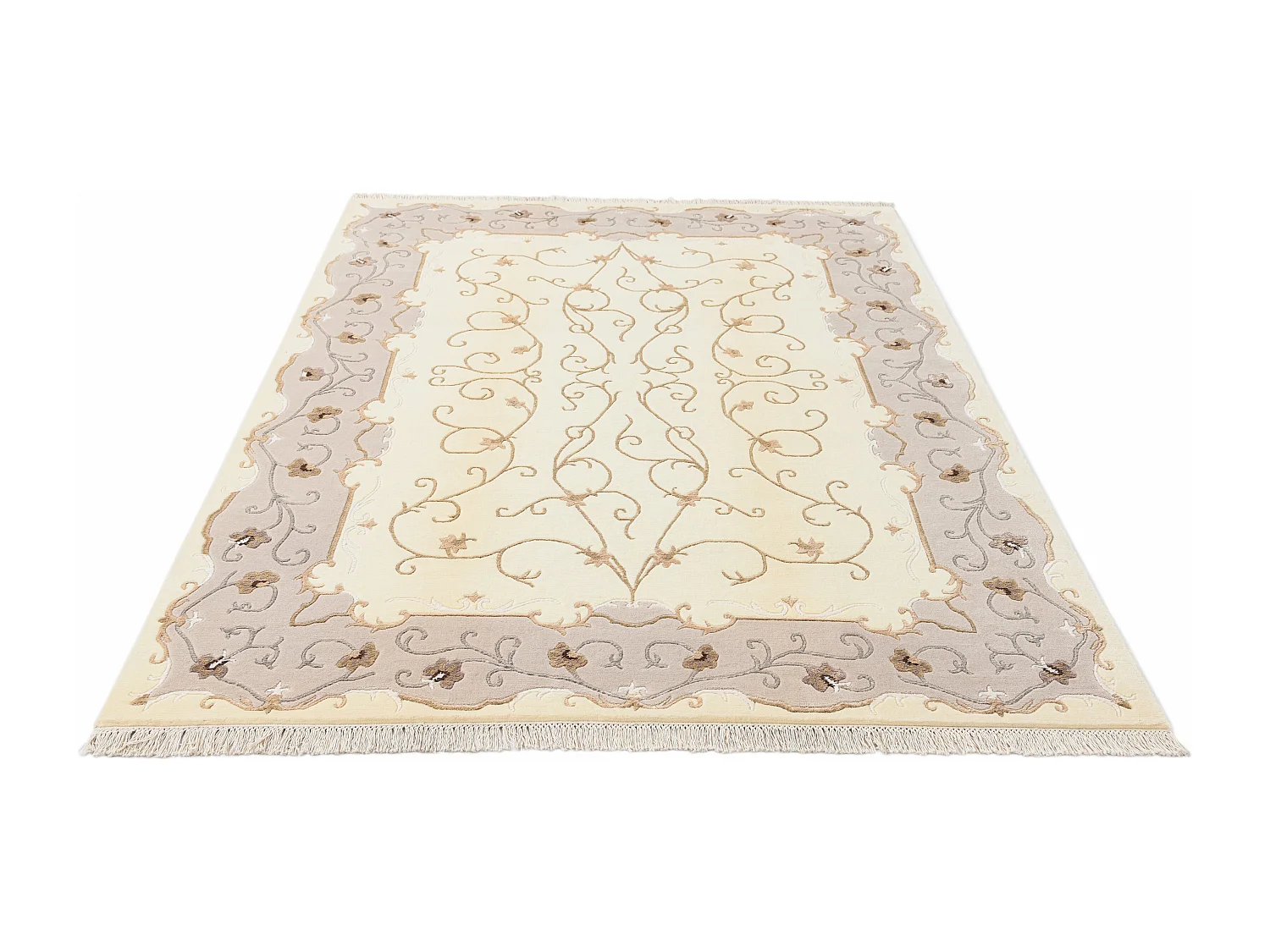 Tappeto in lana 175x241 beige Darya
