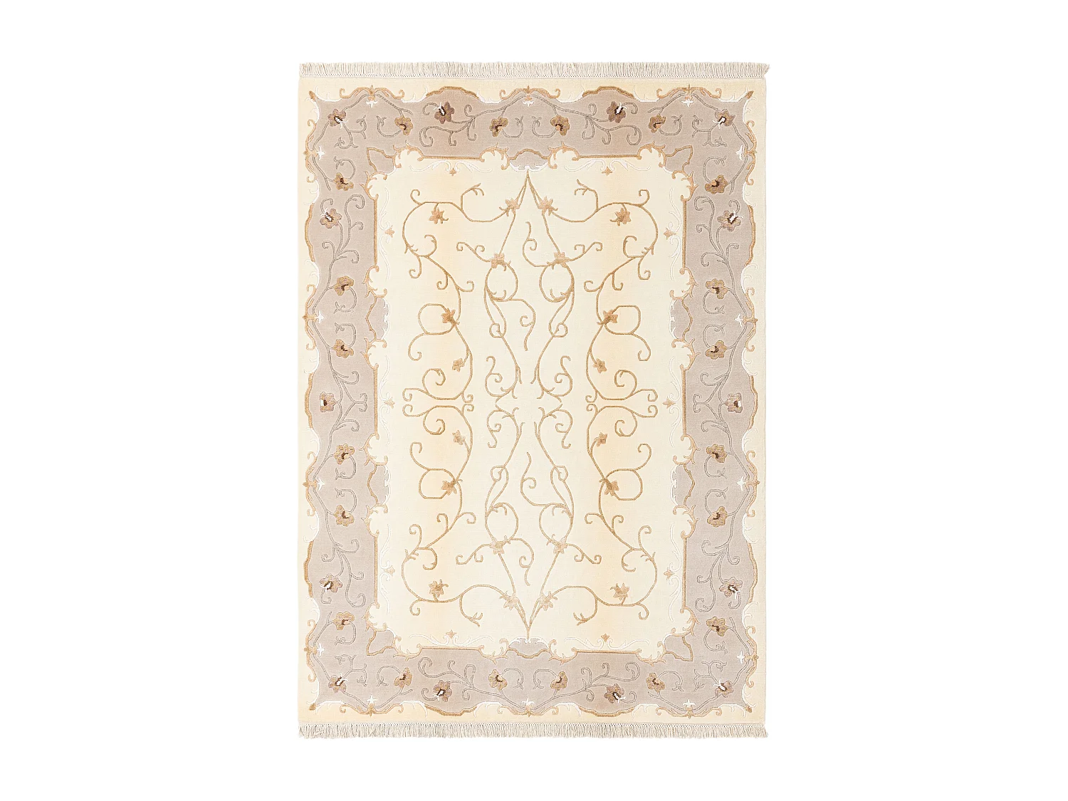 Tappeto in lana 175x241 beige Darya