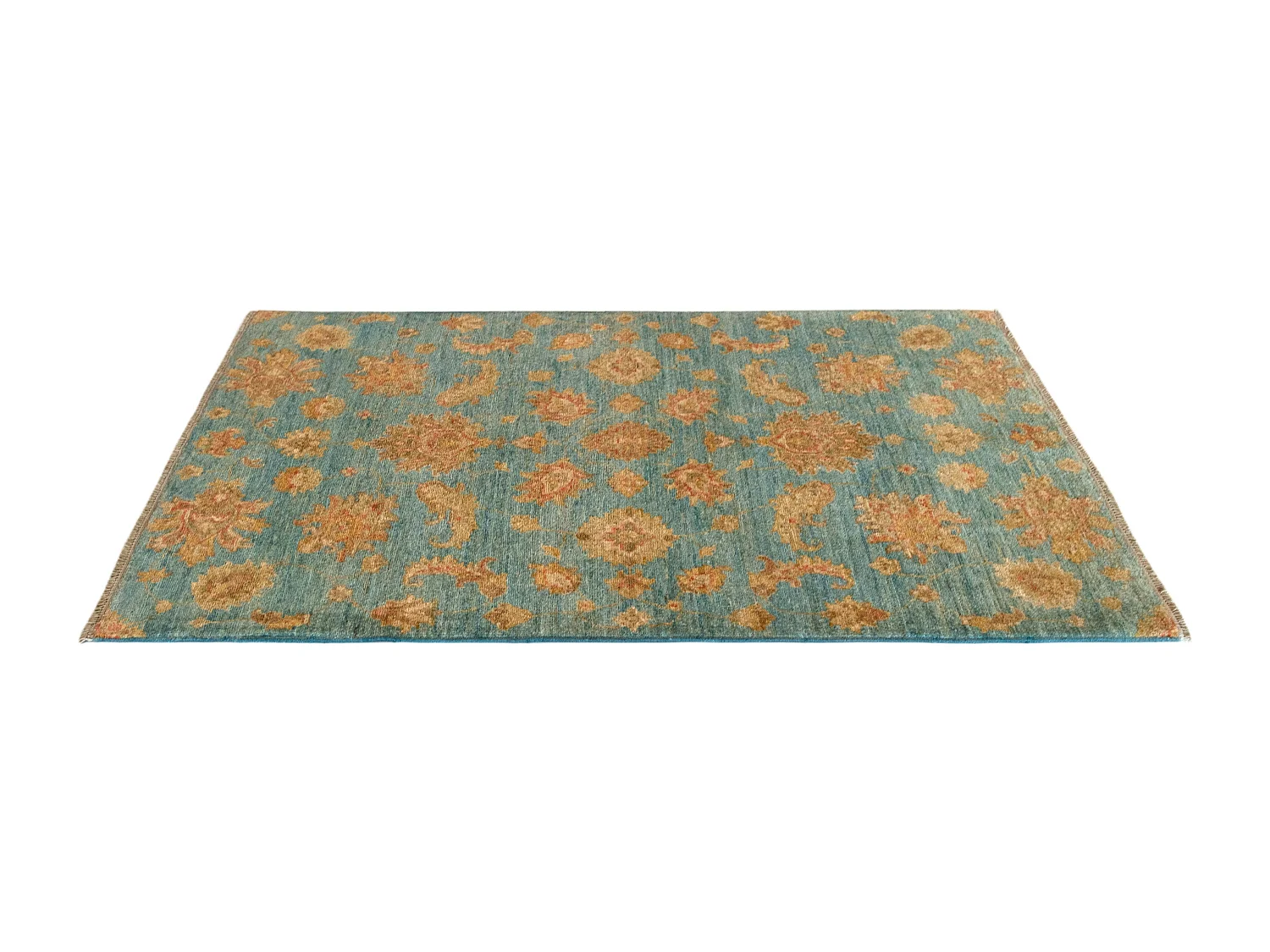 Tapis de laine 95x152 Bleu Ziegler