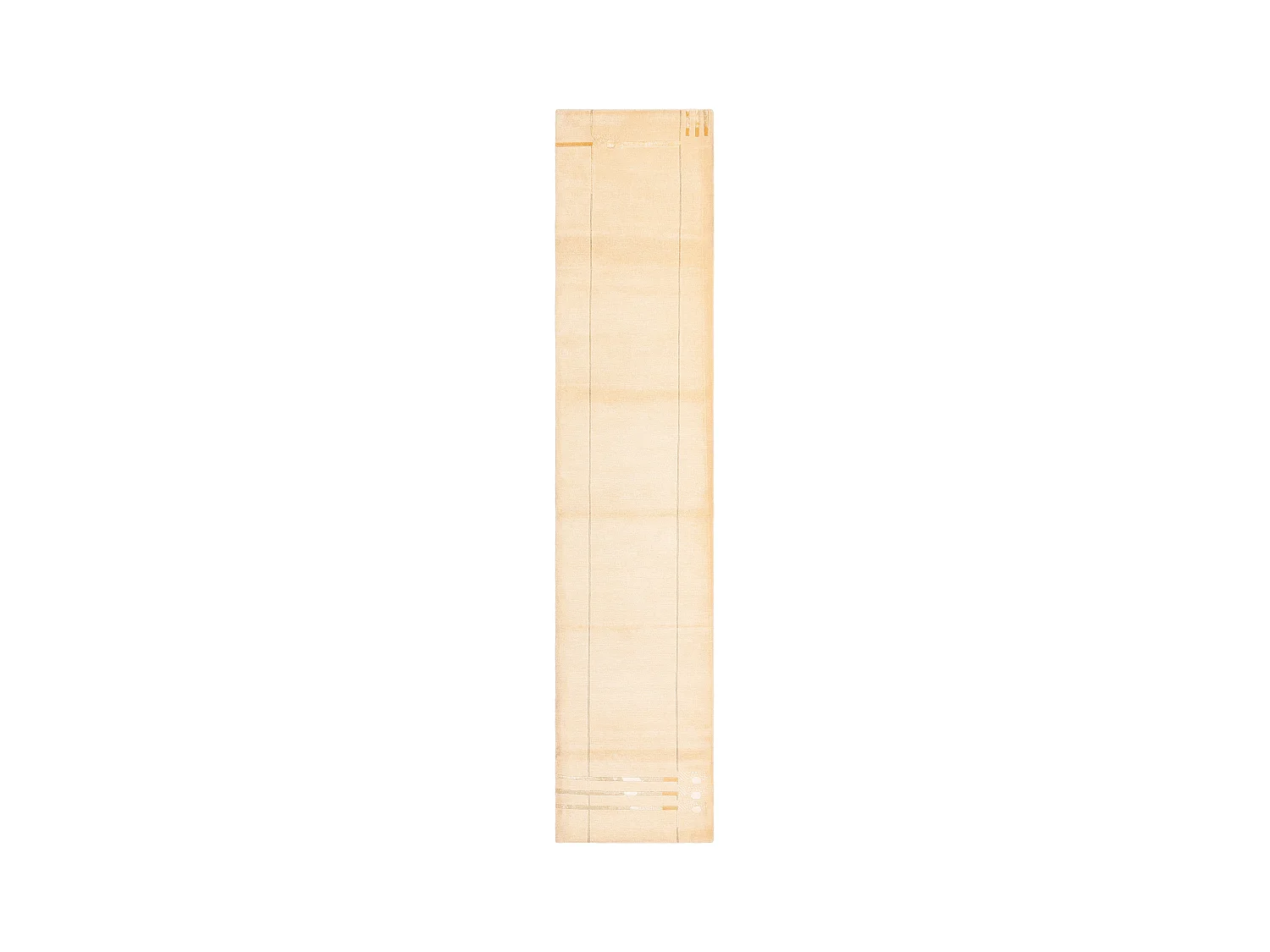 Tapis de couloir en laine 84x396 brun Darya