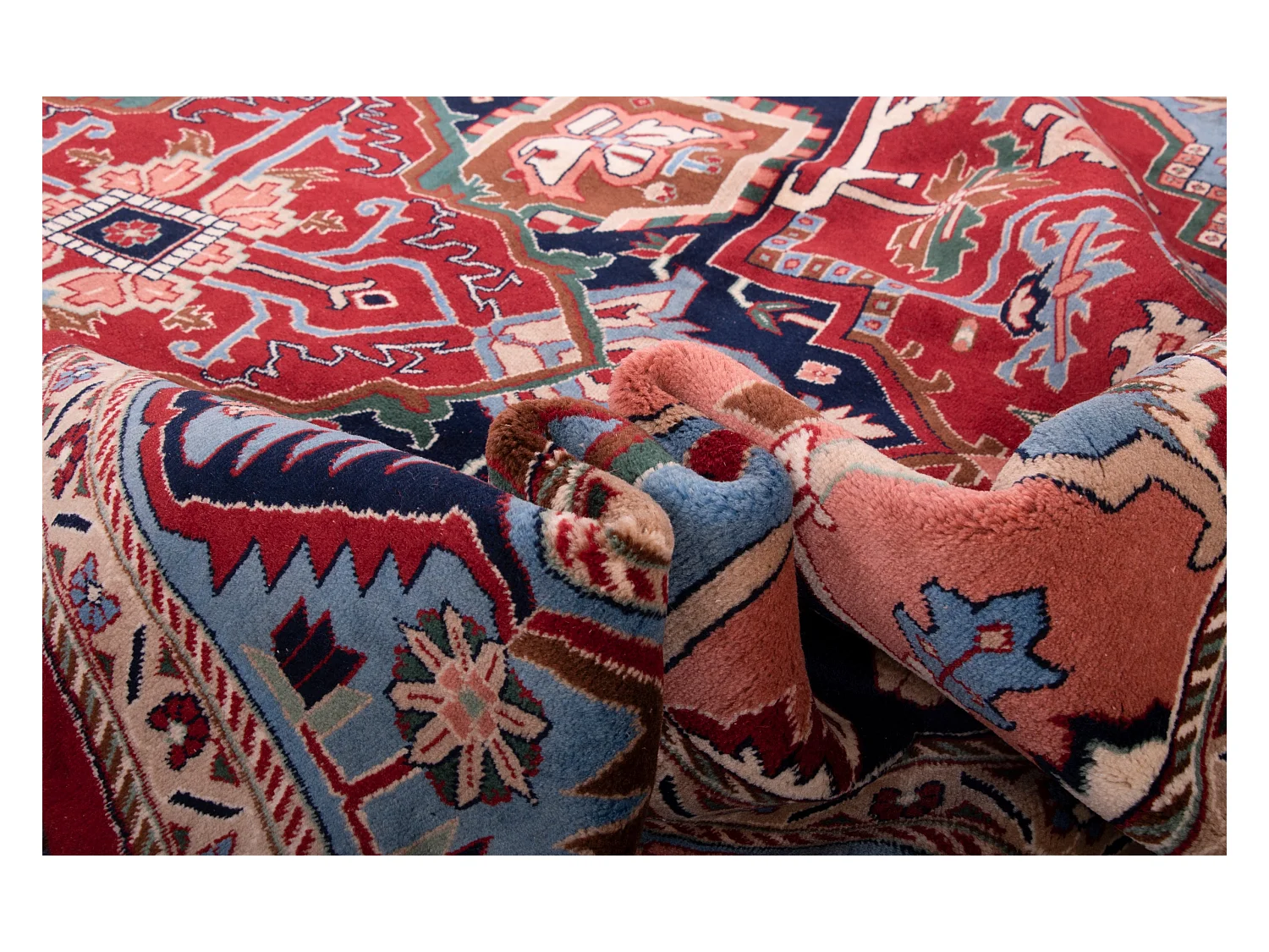 Woltapijt 359x250 Blauw Tabriz