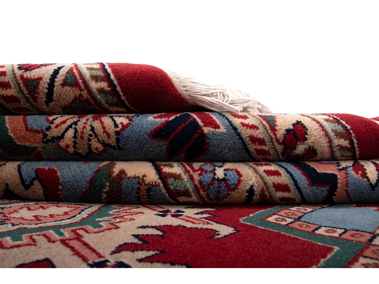 Tapis de laine 250x359 Bleu Tabriz