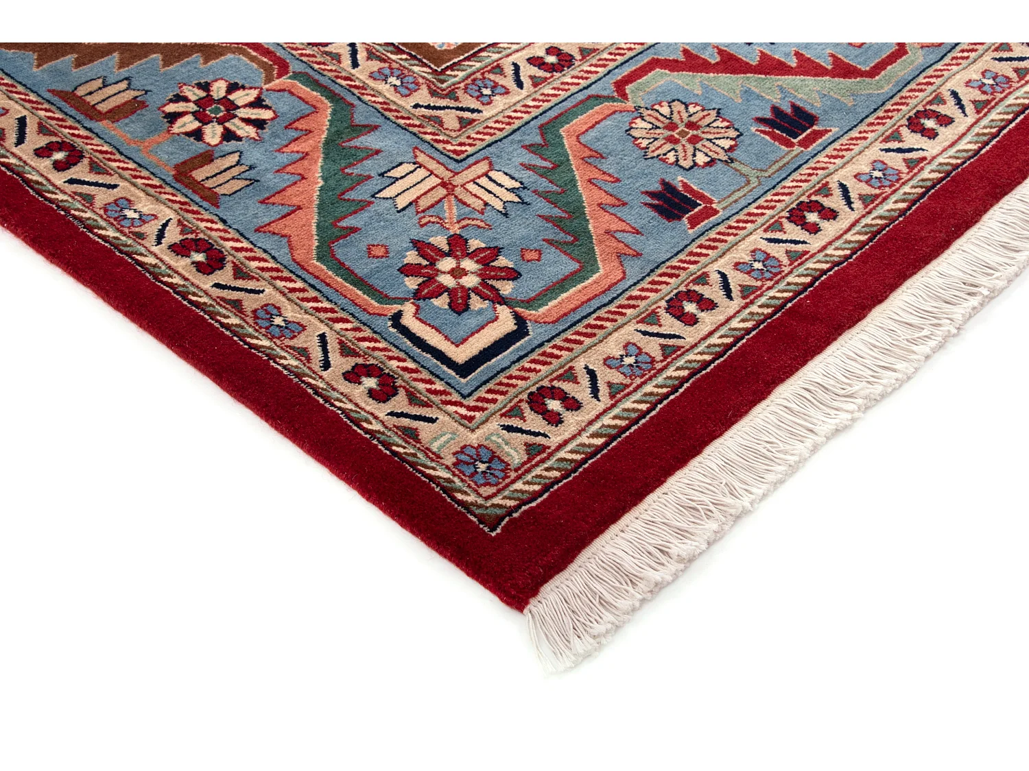 Tapis de laine 250x359 Bleu Tabriz