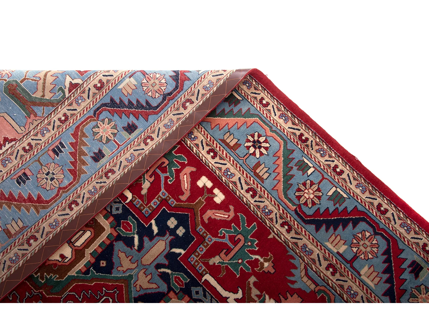 Tapis de laine 250x359 Bleu Tabriz
