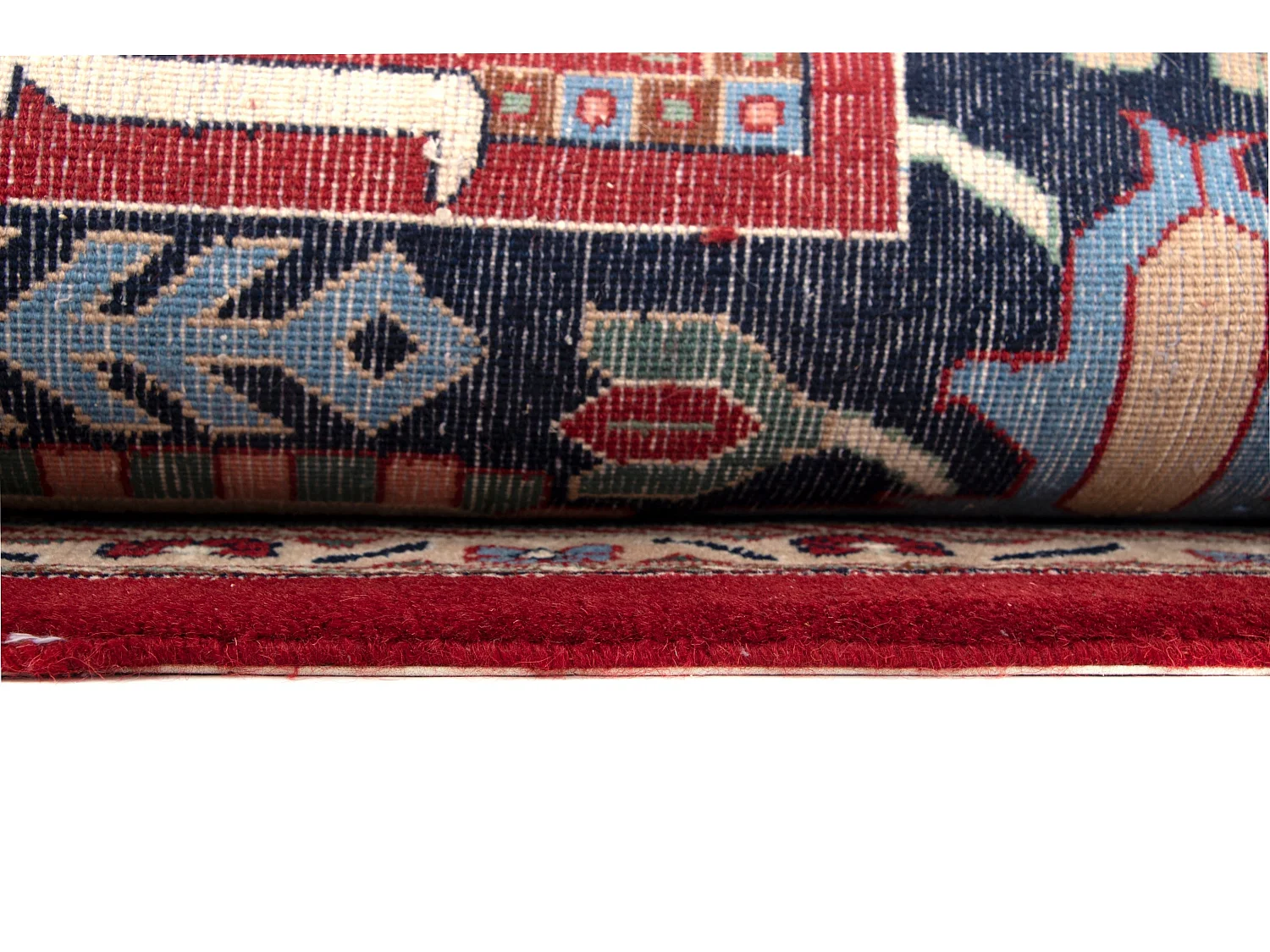 Tapis de laine 250x359 Bleu Tabriz