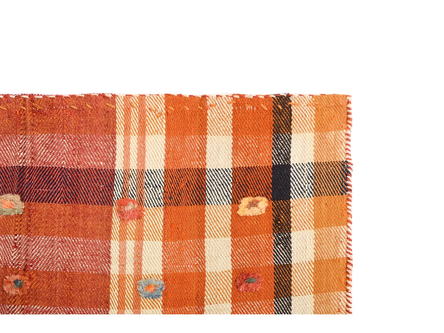 Tapis de laine 125x213 rouge Jajim