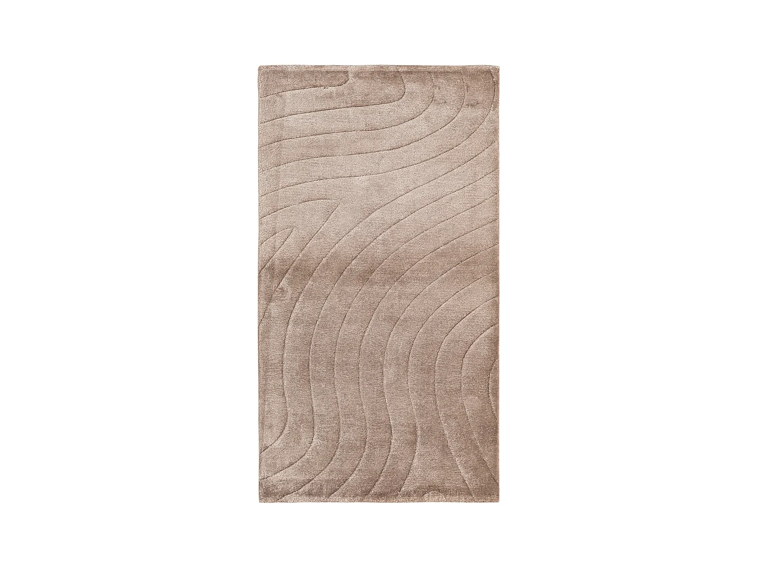 Tapis de laine 81x150 brun Darya