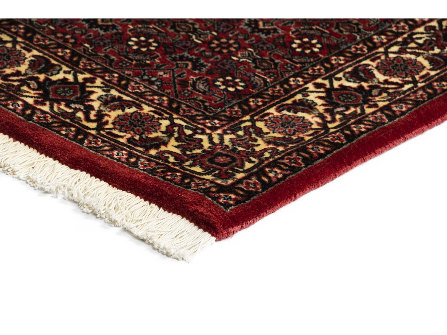 Tappeto per corridoio in lana 85x308 rosso Bidjar