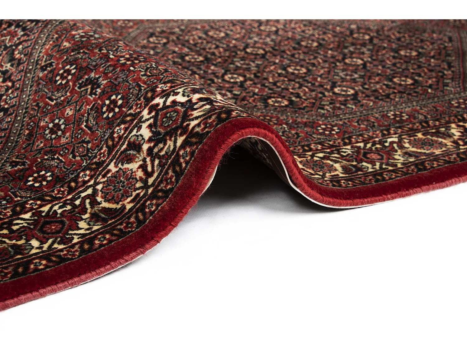 Tappeto per corridoio in lana 85x308 rosso Bidjar