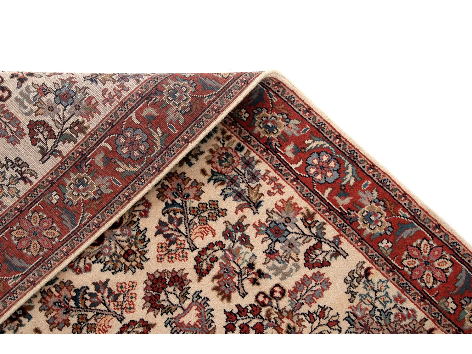 Wollteppich 90x155 Rot Tabriz
