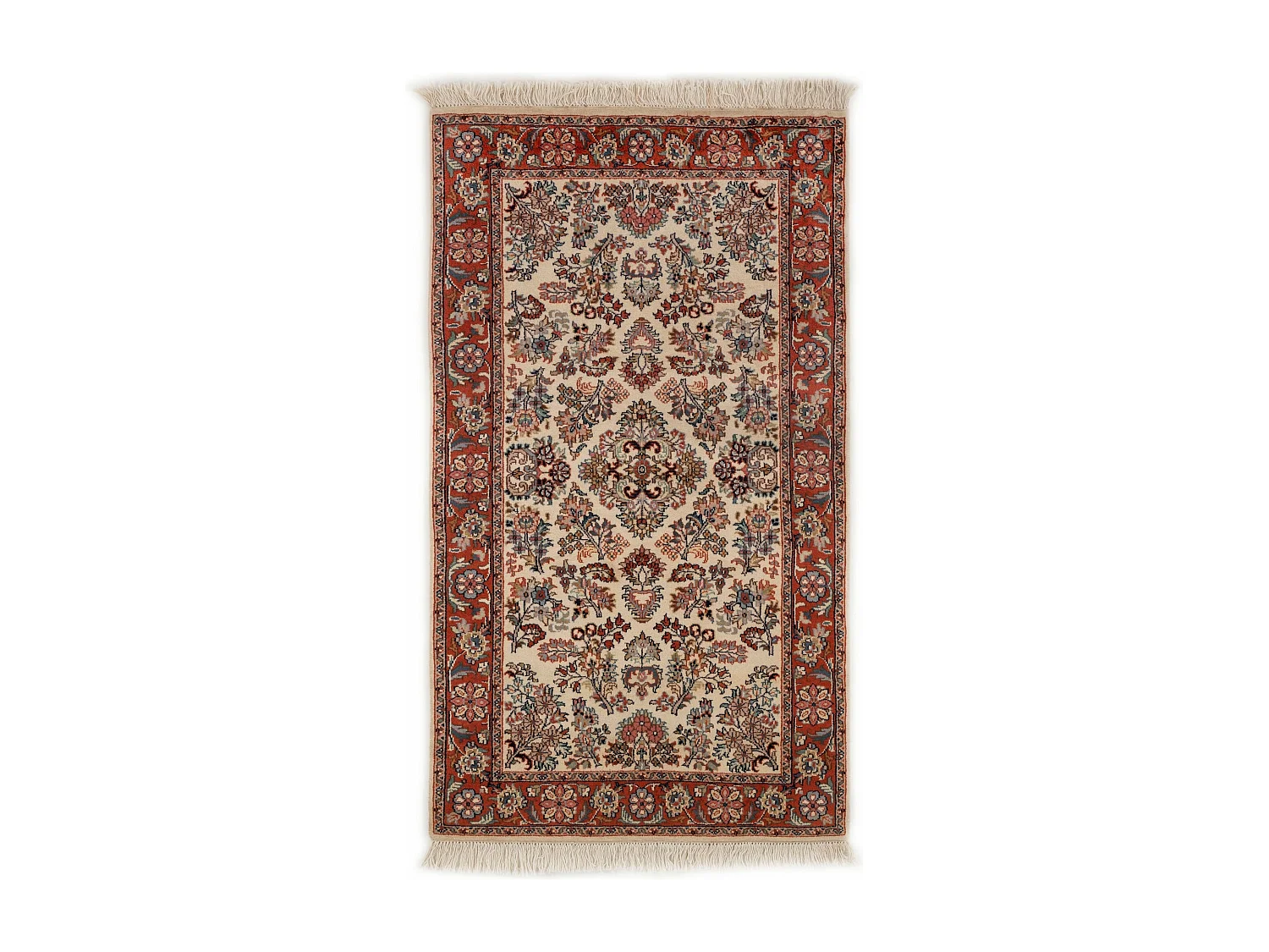 Wollteppich 90x155 Rot Tabriz