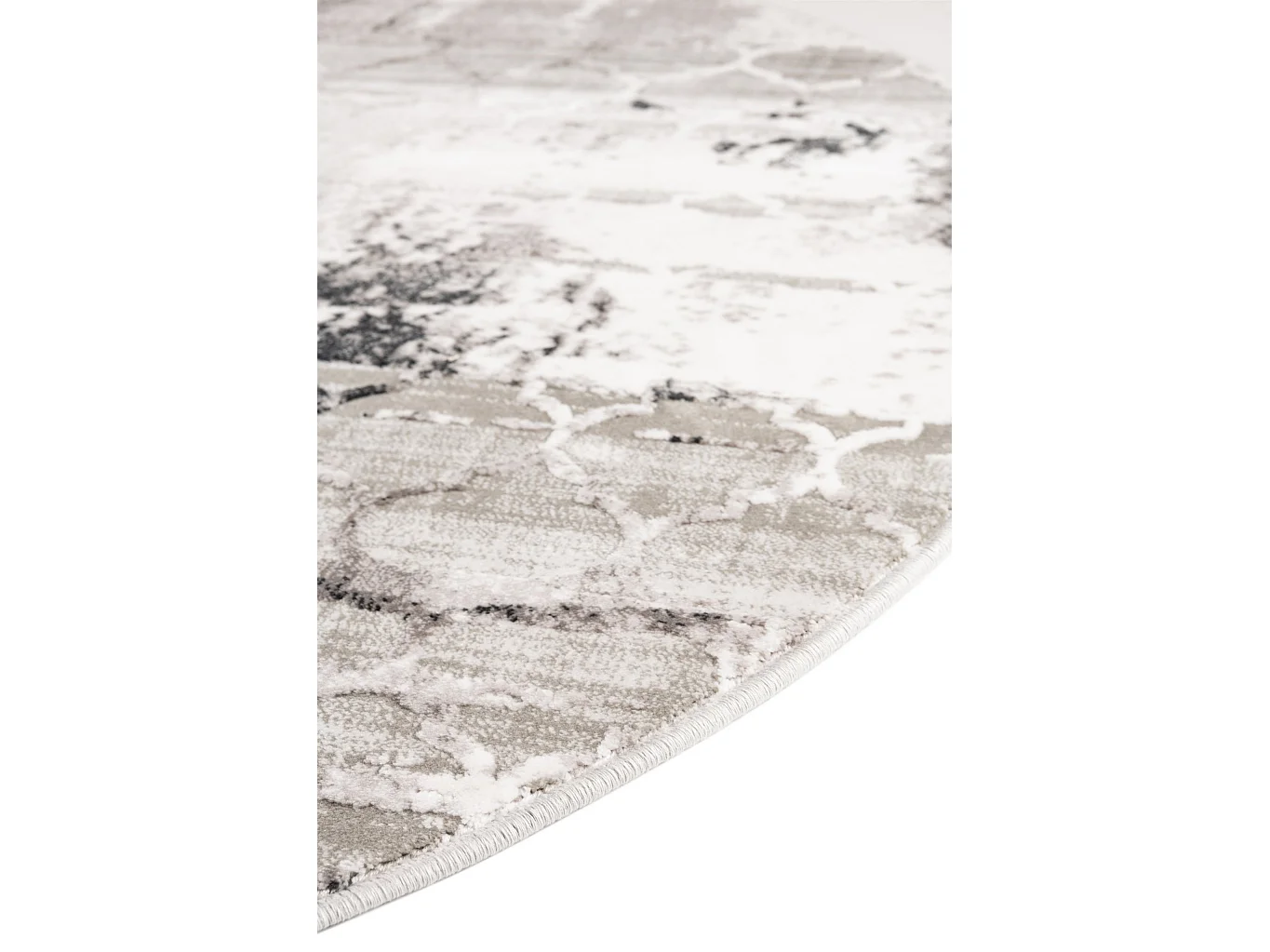 Tapis 240x240 gris Davos Mesh