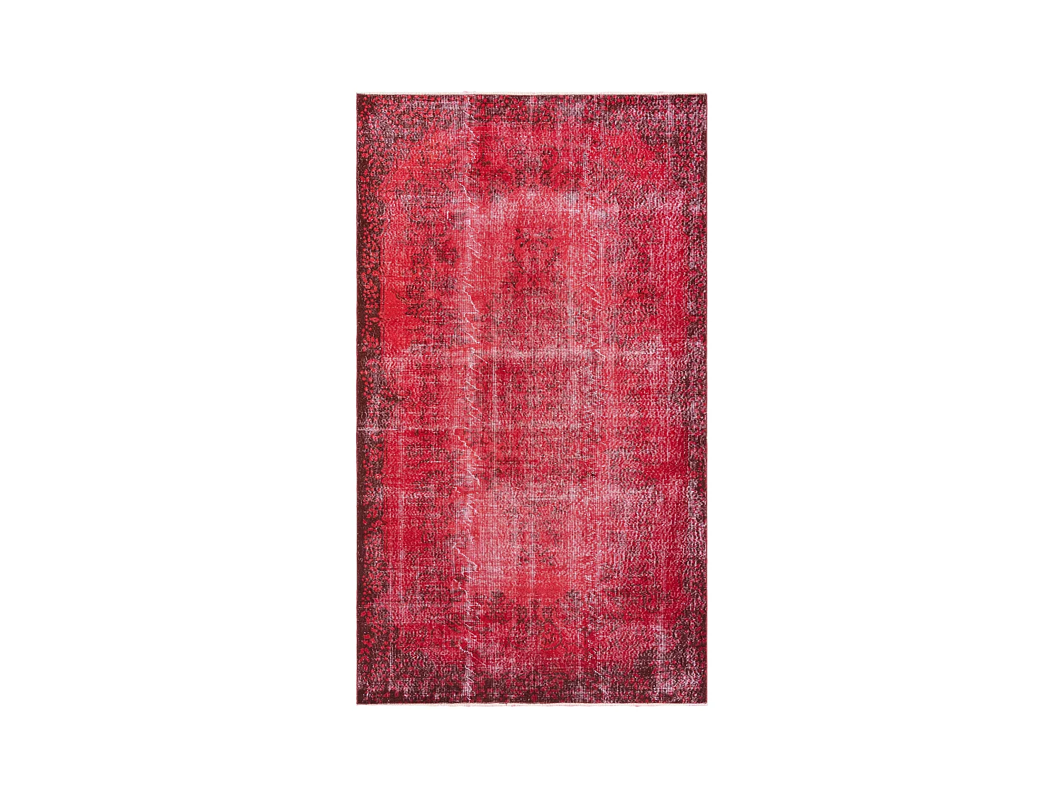 Tapis de laine 165x287 rouge Ultra Vintage