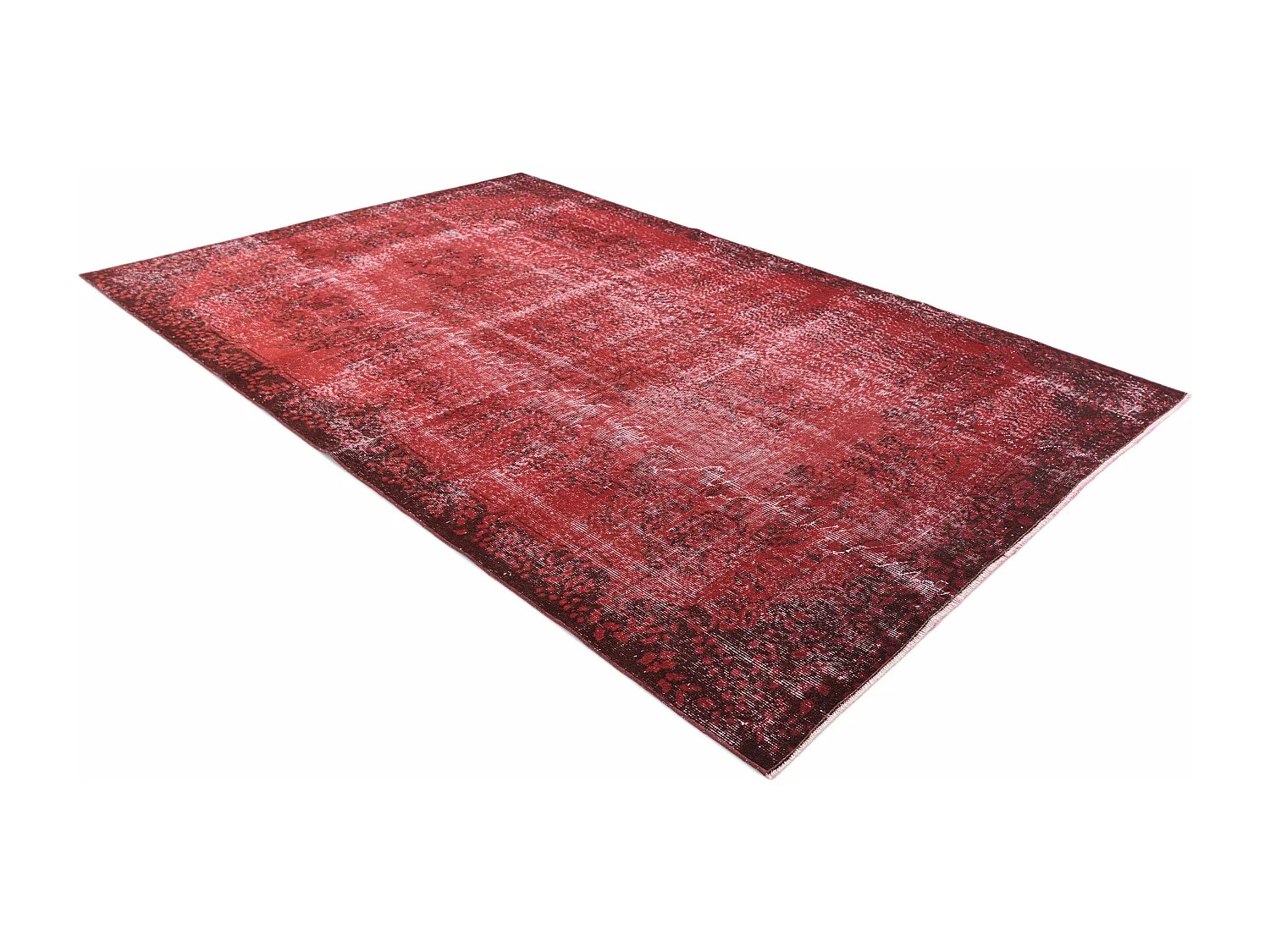 Tapis de laine 165x287 rouge Ultra Vintage